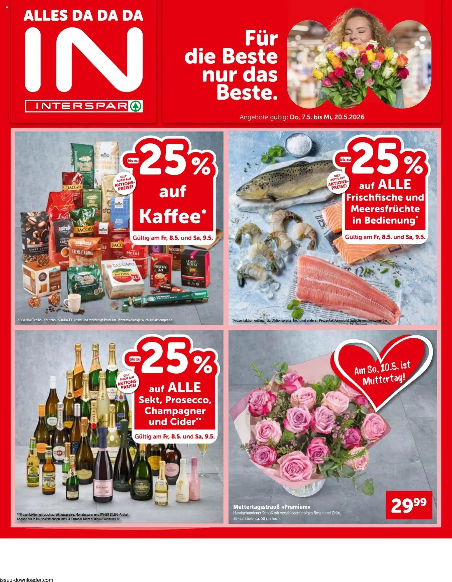 Interspar - Flugblatt gültig ab 07.05.2026 | Seite: 1 | Produkte: Meeresfrüchte