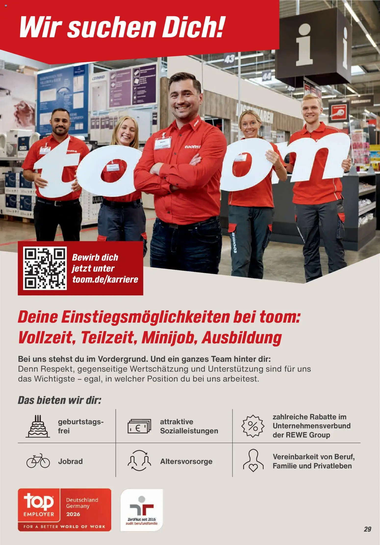 Toom Baumarkt Leuchten & Tapeten 2026 – gültig ab 01.01.2026 | Seite: 29