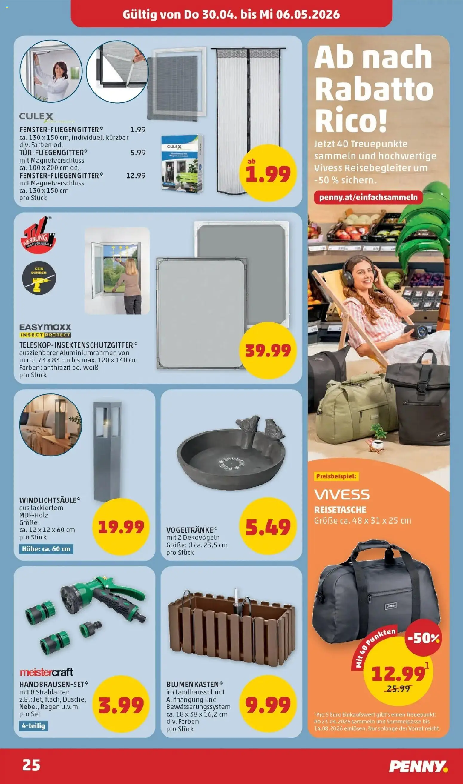 Penny Markt Die ganze Woche sparen gültig ab 30.04.2026 | Seite: 25 | Produkte: Reisetasche