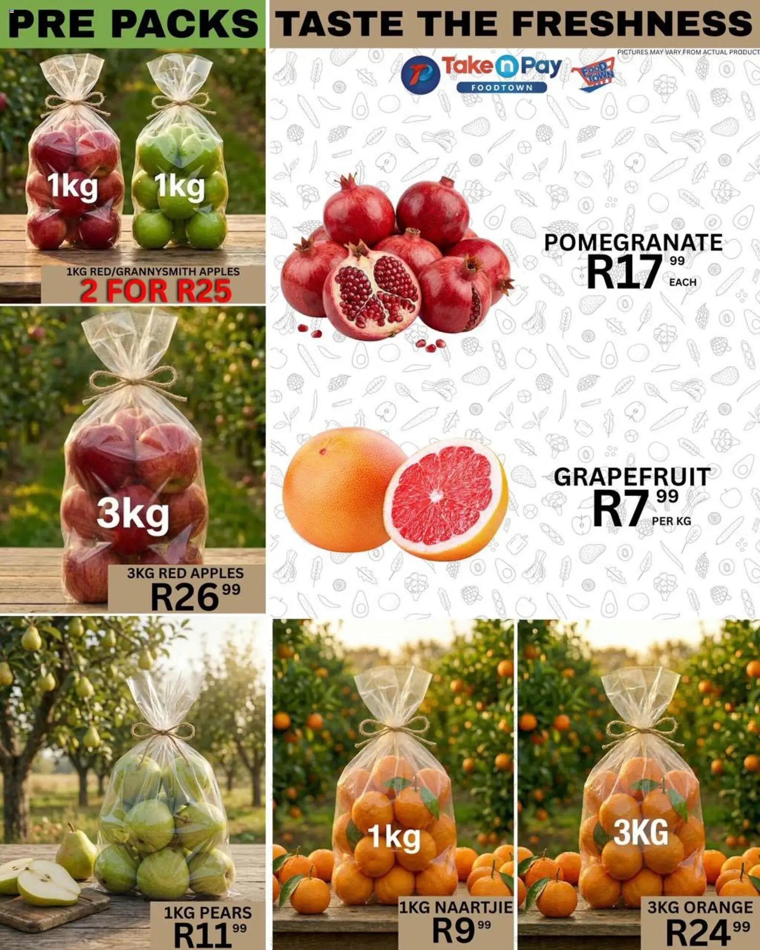 New Take n Pay catalogue – valid from 17.05.2026 | Page: 9 | Products: Pears, Apples, Grapefruit