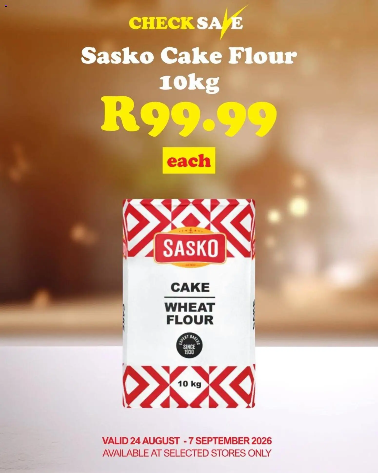 New Check Save catalogue – valid from 24/08/2026 | Page: 6 | Products: Cake, Flour
