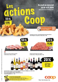 Coop aktionen FR ab 29.10.2026 gültig
