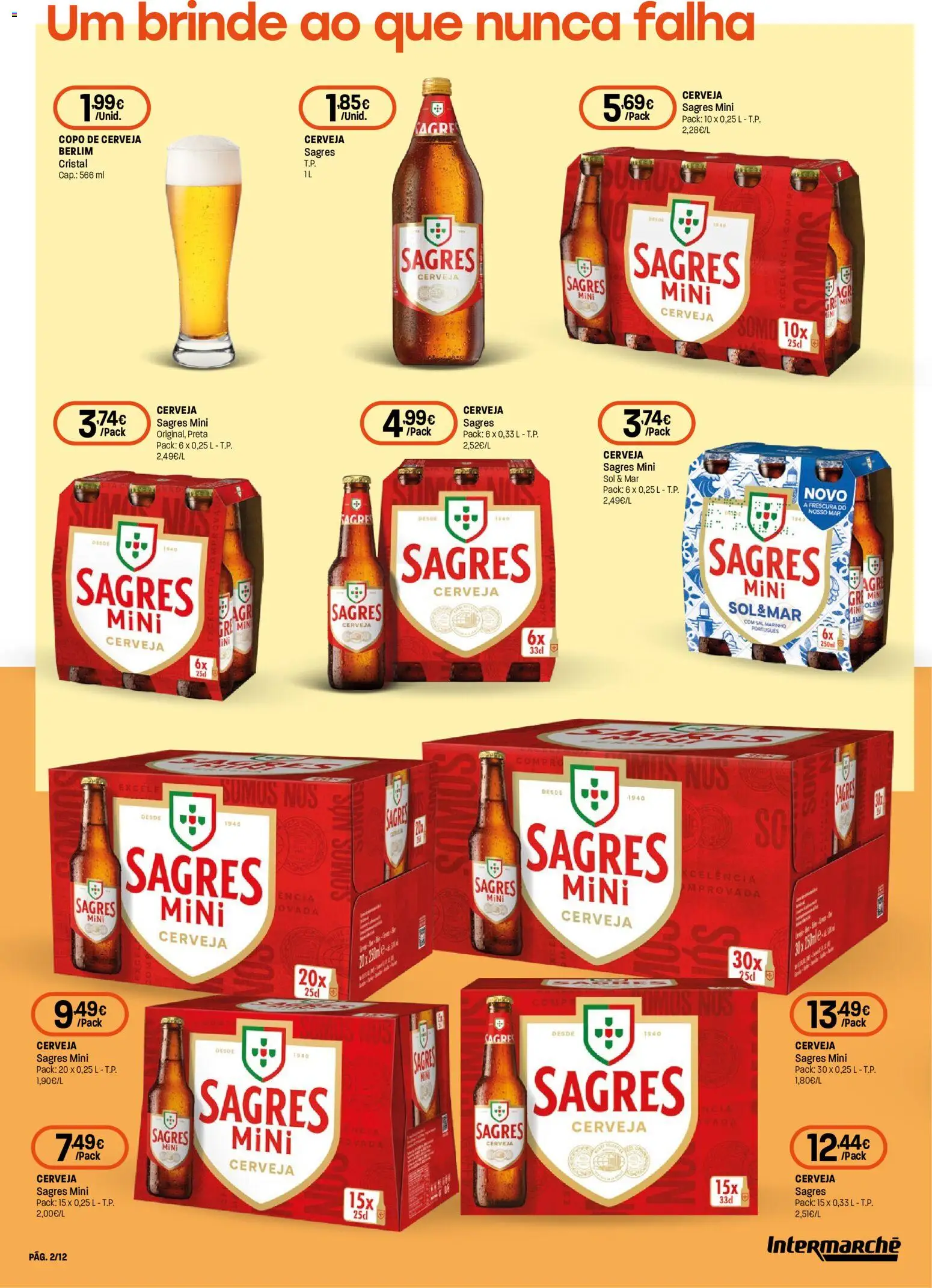 Intermarché folheto Super │ válido de 16/07/2026 | Página: 2 | Produtos: Sal, Cerveja