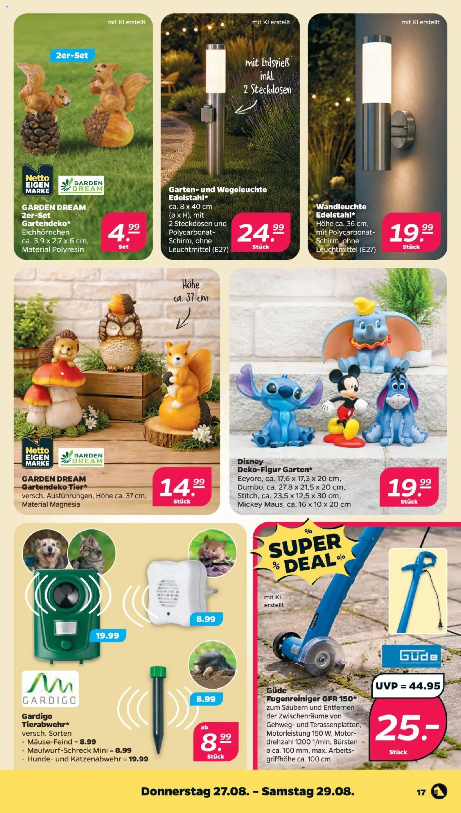 Netto Prospekt – gültig ab 23.08.2026 | Seite: 19 | Produkte: Wandleuchte