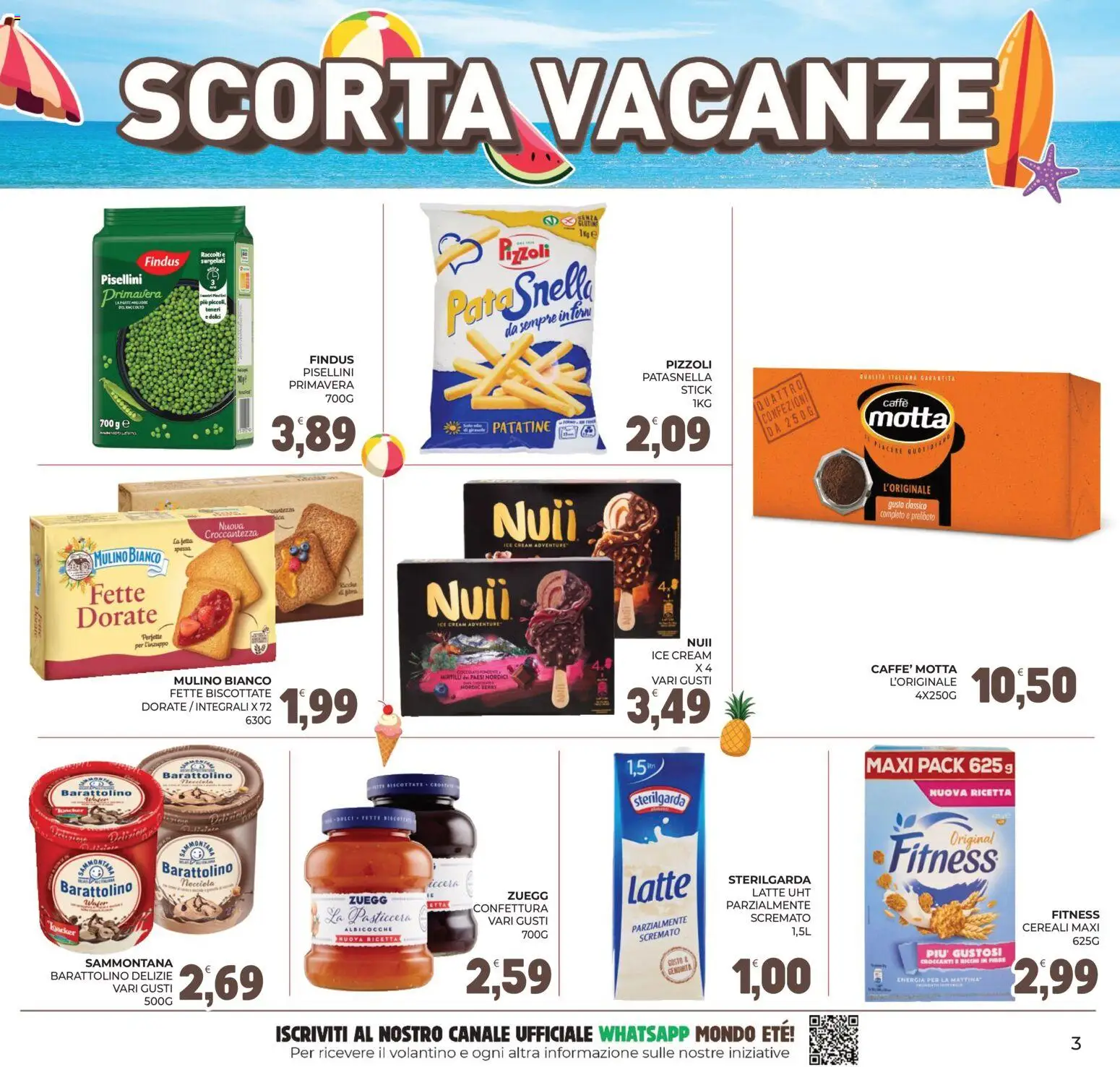 Volantino Eté del 16/07/2026 | Pagina: 3 | Prodotti: Patatine, Latte, Albicocche, Fette biscottate