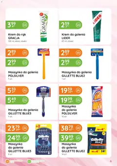 Pogląd oferty "Eurocash gazetka - Katalog Chemiczny" - ważna od 04.06.2026 | Strona: 6 | Produkty: Gillette, Maszynka do golenia, Krem do rąk, Krem