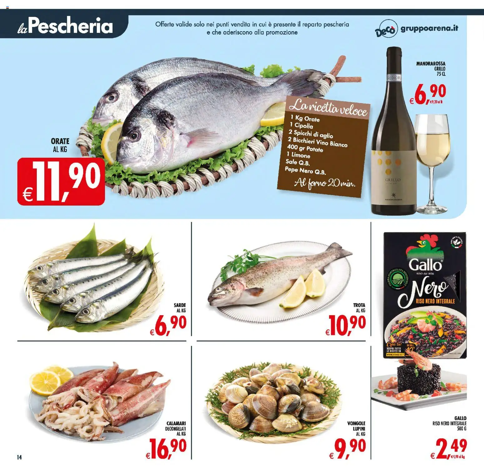 Volantino Decò del 30/06/2026 | Pagina: 18 | Prodotti: Lupini, Trota, Sale, Limone