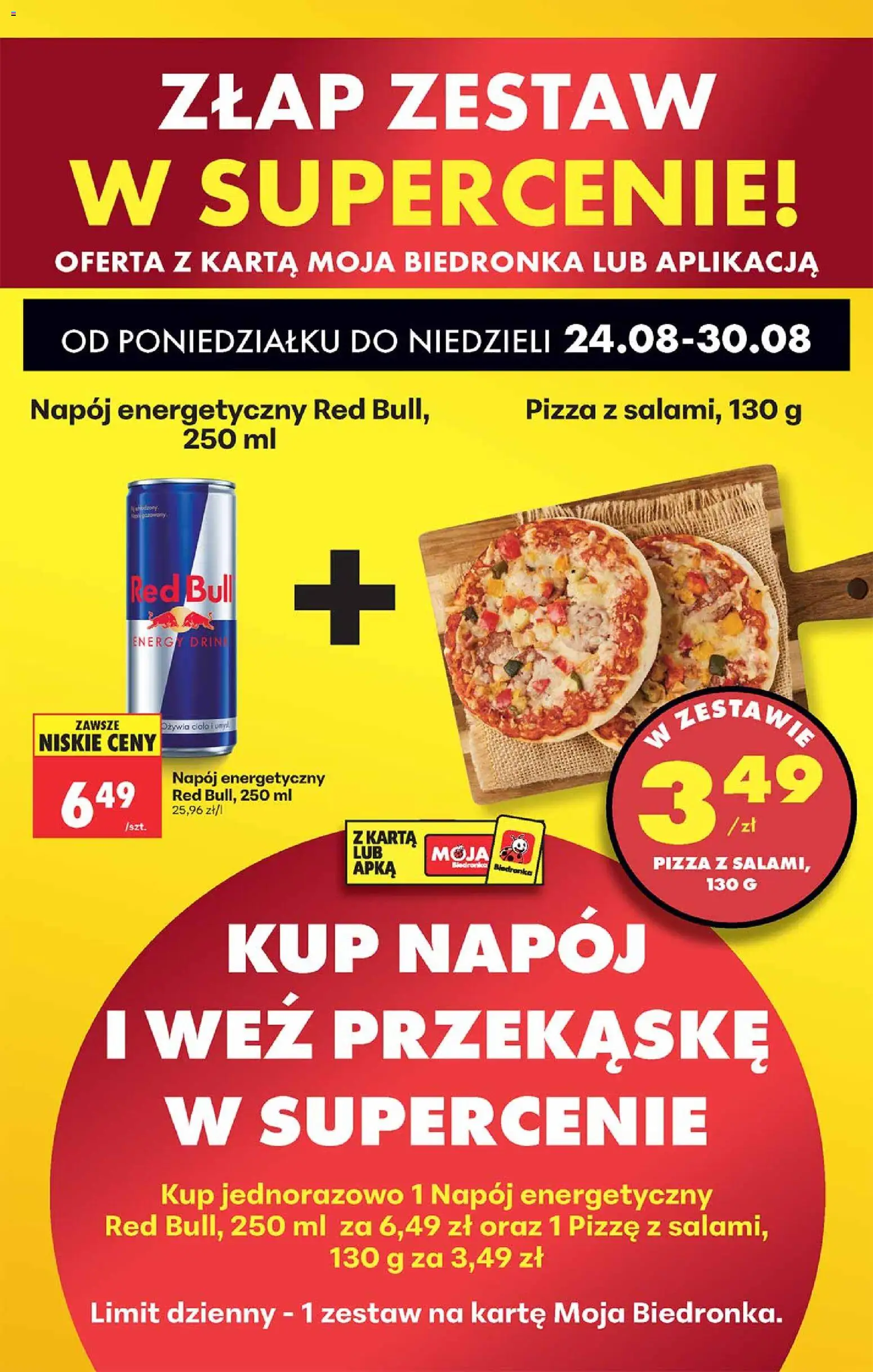 Biedronka Polsko leták od 24.08.2026 | Strana: 88 | Produkty: Pizza, Red Bull