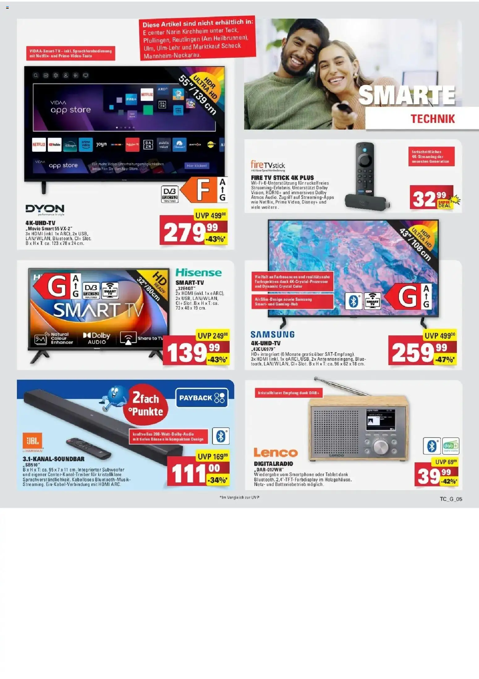 Edeka prospekt Wörth Am Rhein	 – gültig ab 27.04.2026 | Seite: 80 | Produkte: Smart TV, Tablet, TV, Radio