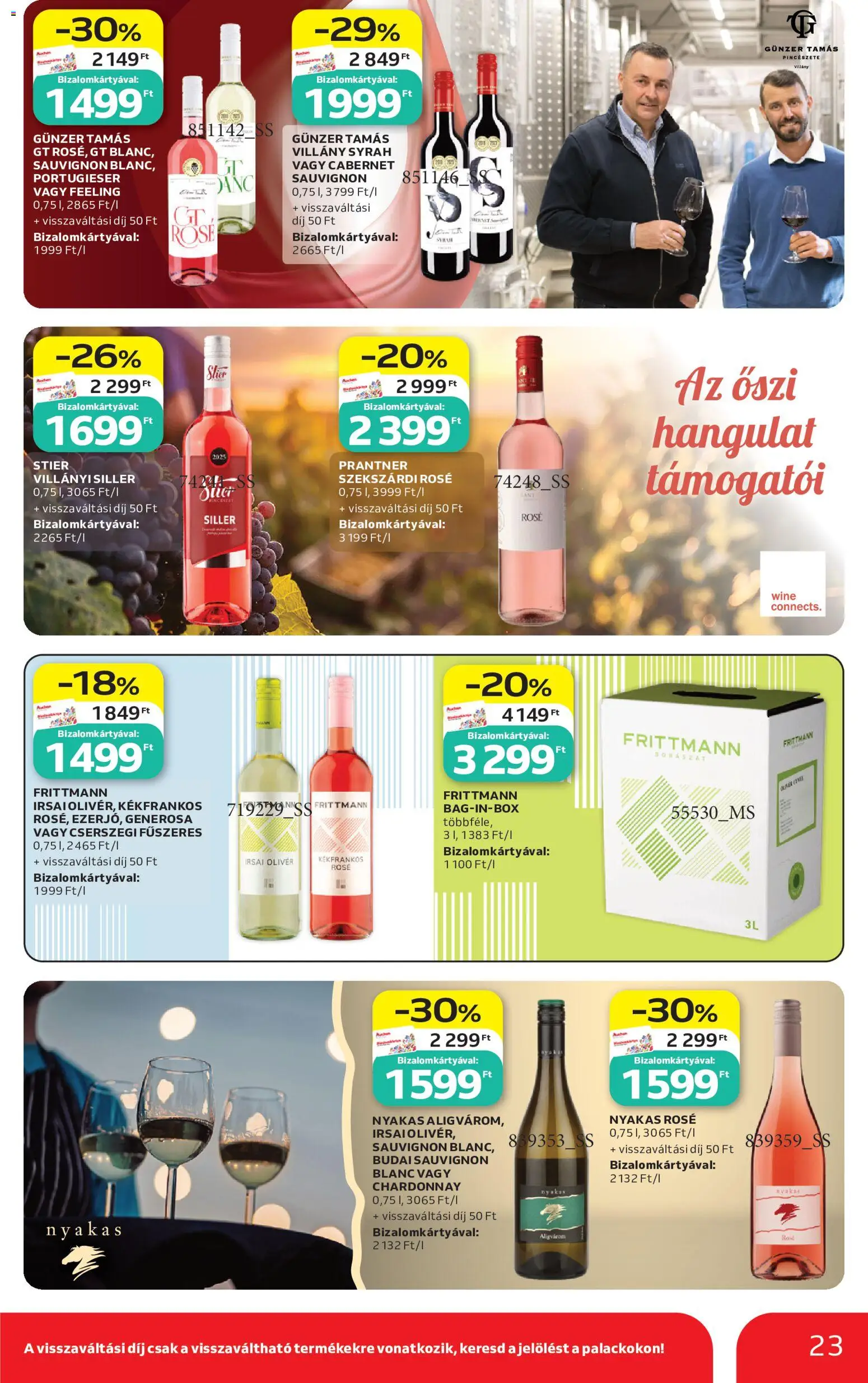 Auchan akciós ujság - amely érvényes a következő dátumtól: 2026.10.29. | Oldal: 23