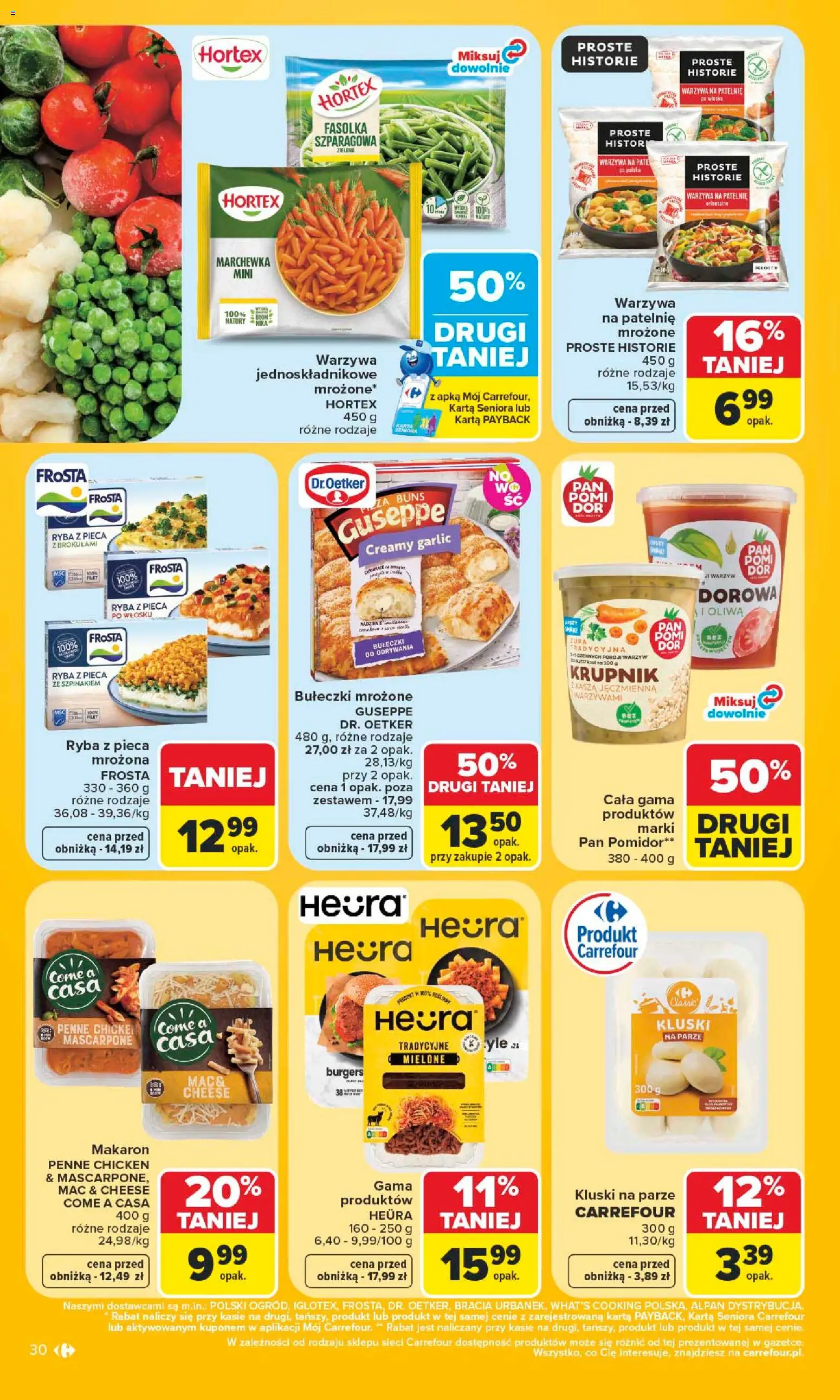 Carrefour gazetka od 15.06.2026 | Strona: 32 | Produkty: Makaron penne, Warzywa na patelnie, Makaron, Marchewka