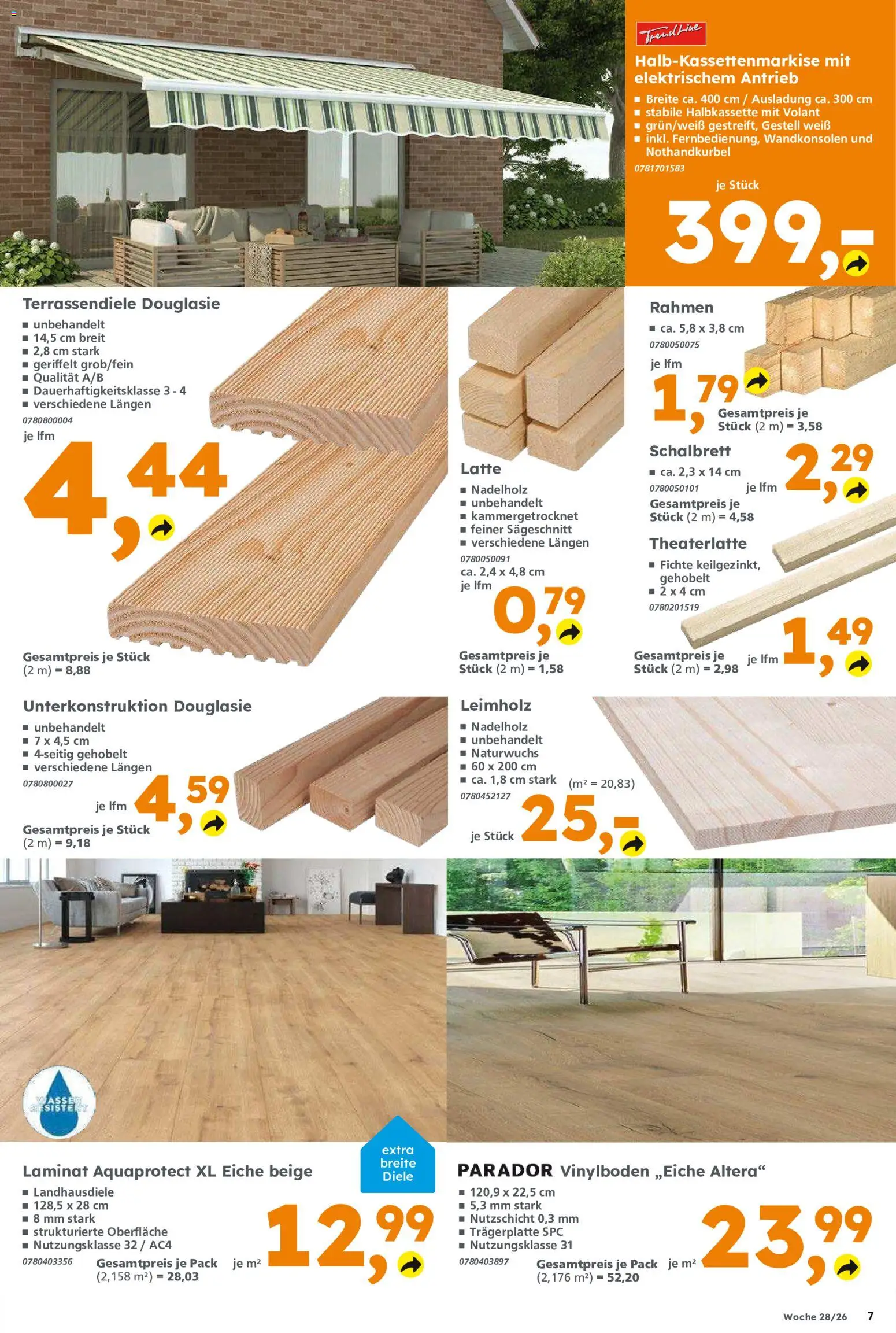 Globus Baumarkt Prospekt Berlin-Treptow – gültig ab 06.07.2026 | Seite: 7