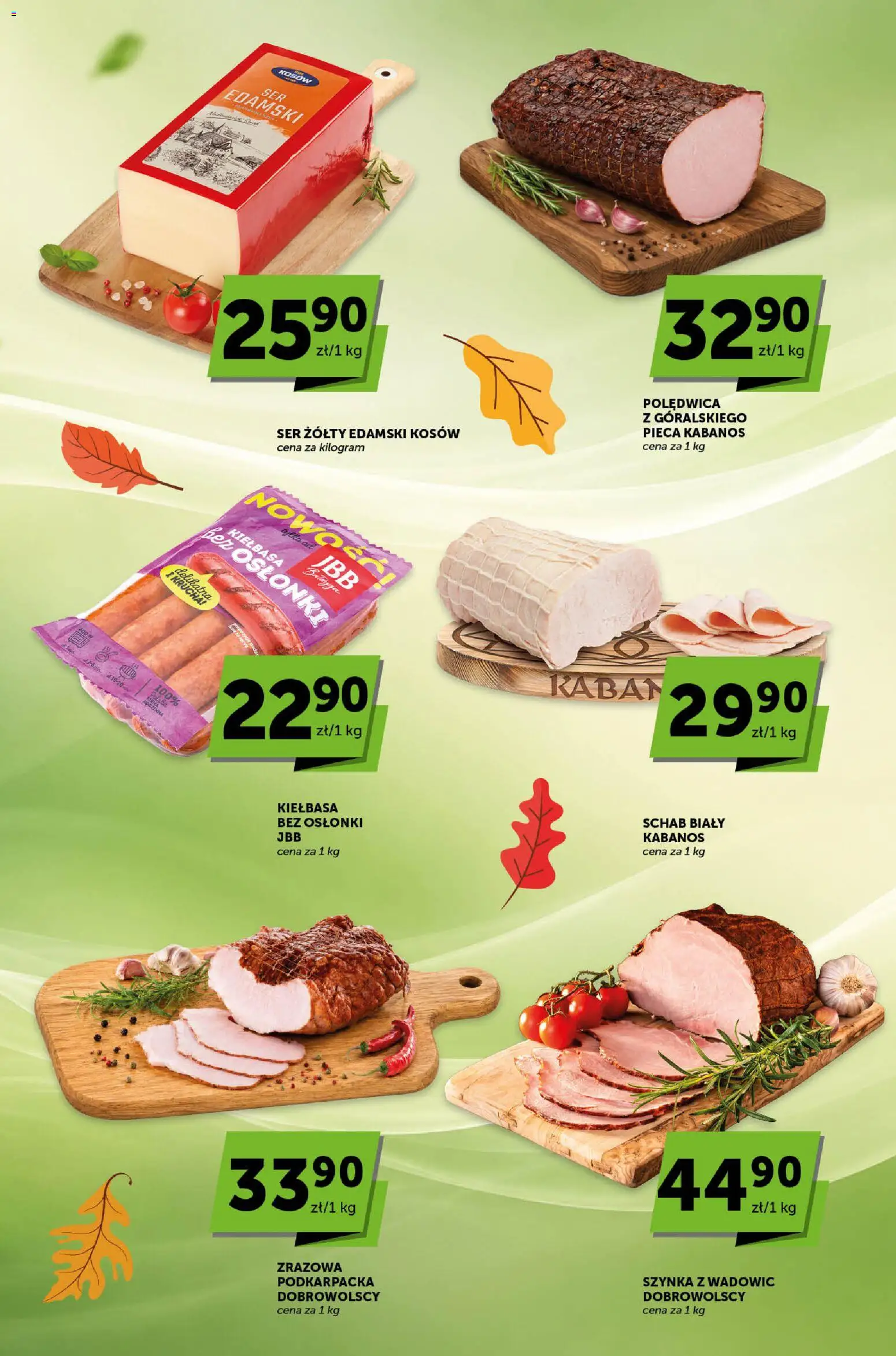 ABC gazetka - Katalog od 08.10.2026 | Strona: 3 | Produkty: Kiełbasa, Schab, Kabanos, Ser