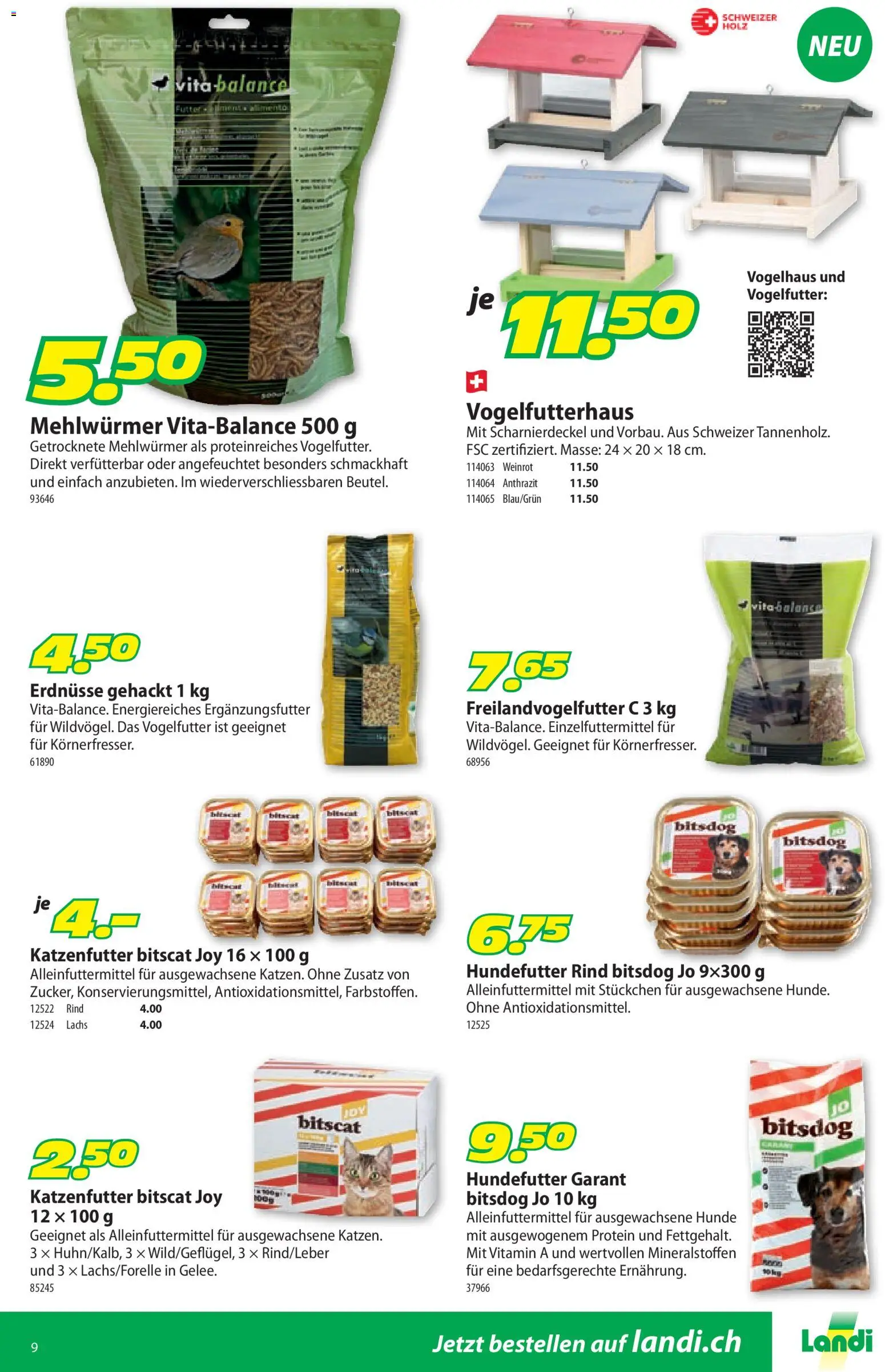 Landi ( Deaktivovane pre Letakomat )  aktionen – gültig ab 26.10.2026 | Seite: 13 | Produkte: Erdnüsse, Hundefutter, Lachs