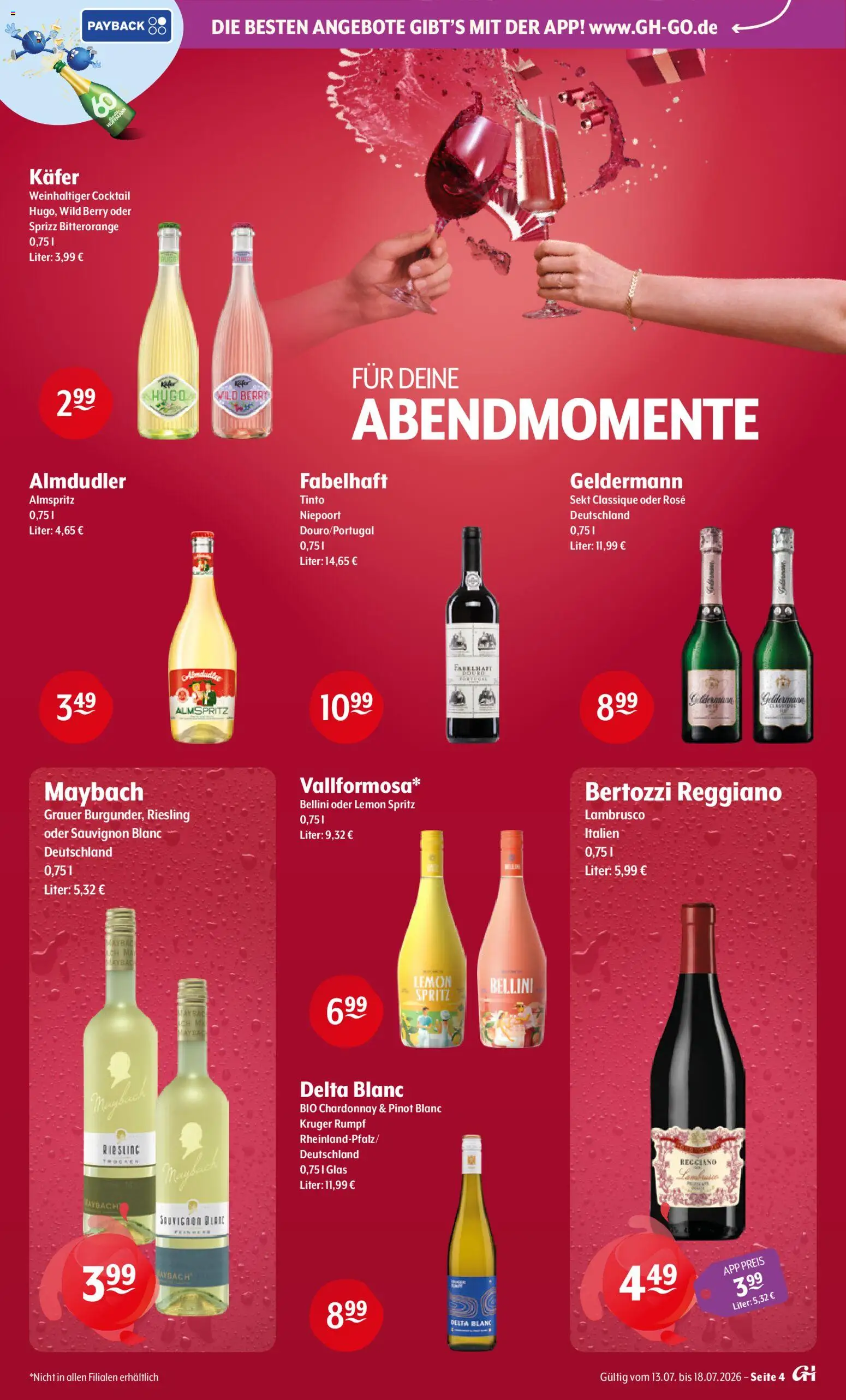 Getränke Hoffmann - Brandenburg – gültig ab 13.07.2026 | Seite: 4 | Produkte: Sekt, Hugo