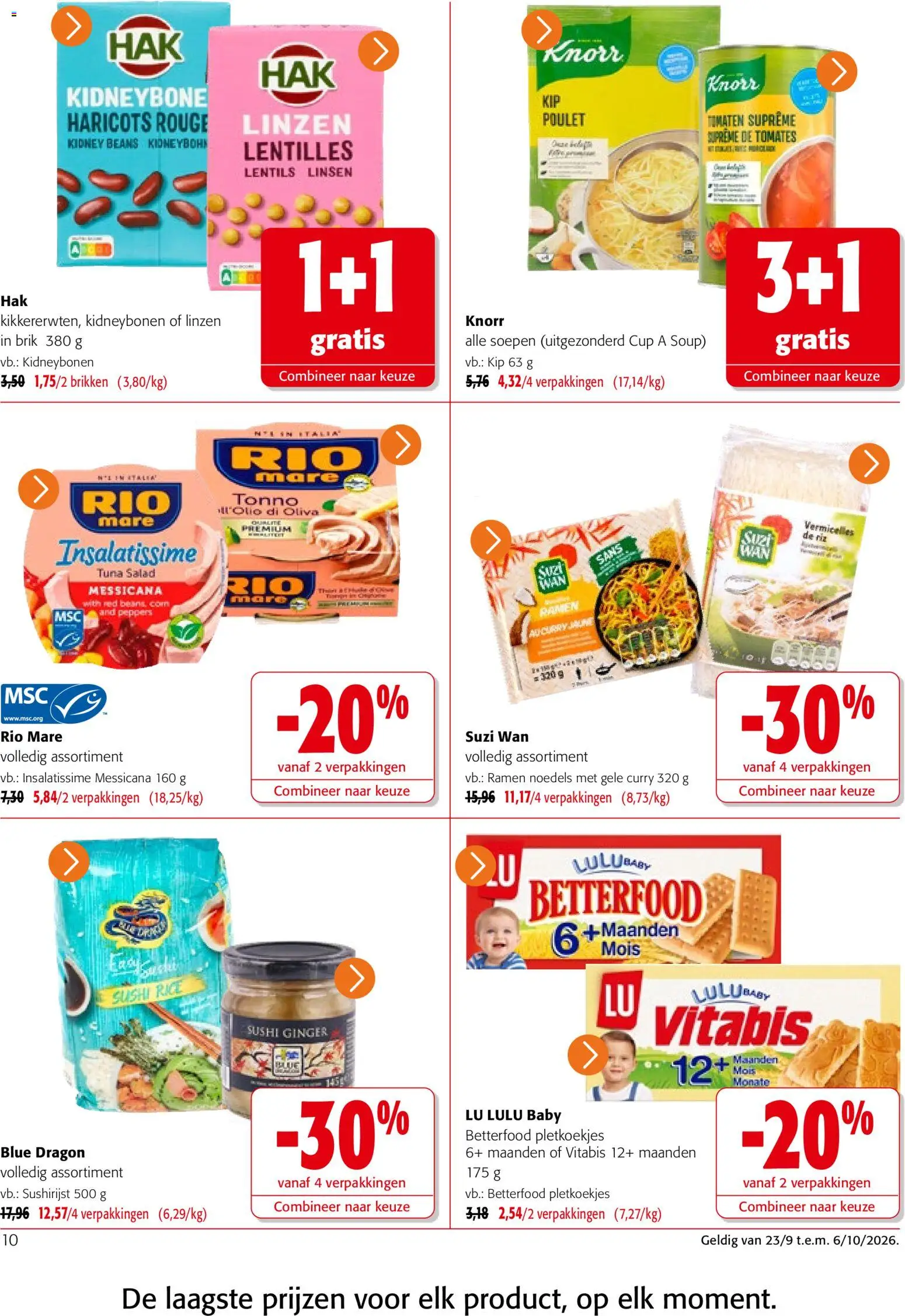 {H1} | Pagina: 10 | Producten: Noedels, Sushi, Linzen, Soepen