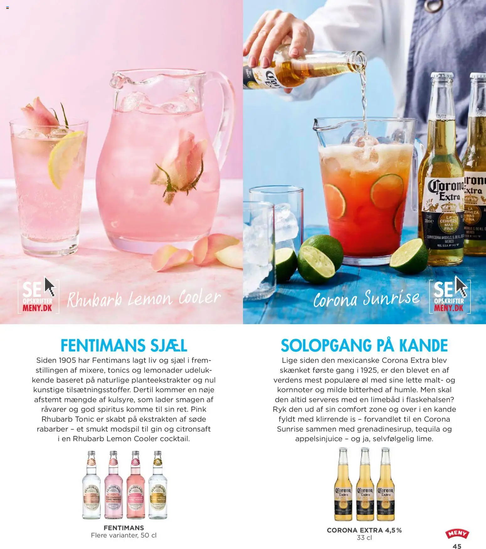 Meny tilbudsavis – gyldig fra 04.06.2026 | Side: 45 | Produkter: Gin, Appelsinjuice, Is, Søm