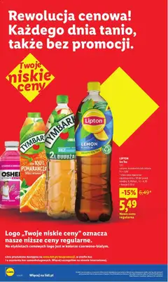 Pogląd oferty "TYMBARK SOK 100% POMARAŃCZA, TYMBARK SOK 100% POMARAŃCZA, ŹRÓDŁO WITAMINY C" - ważna od 30.07.2026 | Strona: 36 | Produkty: Brzoskwinia, Ice Tea, Sok