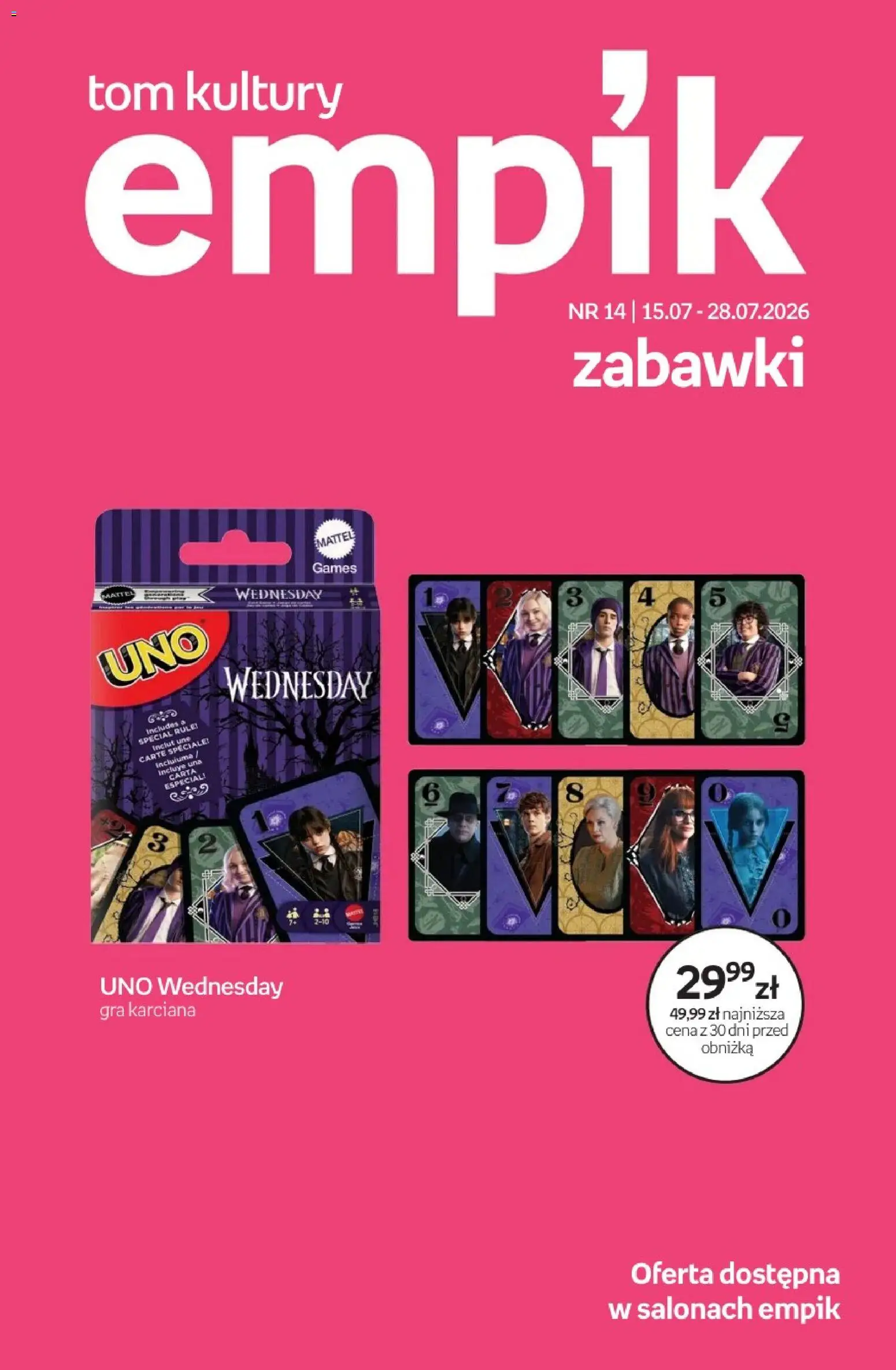 Empik promocje - Tom kultury Zabawki od 15.07.2026 catalogue cover
