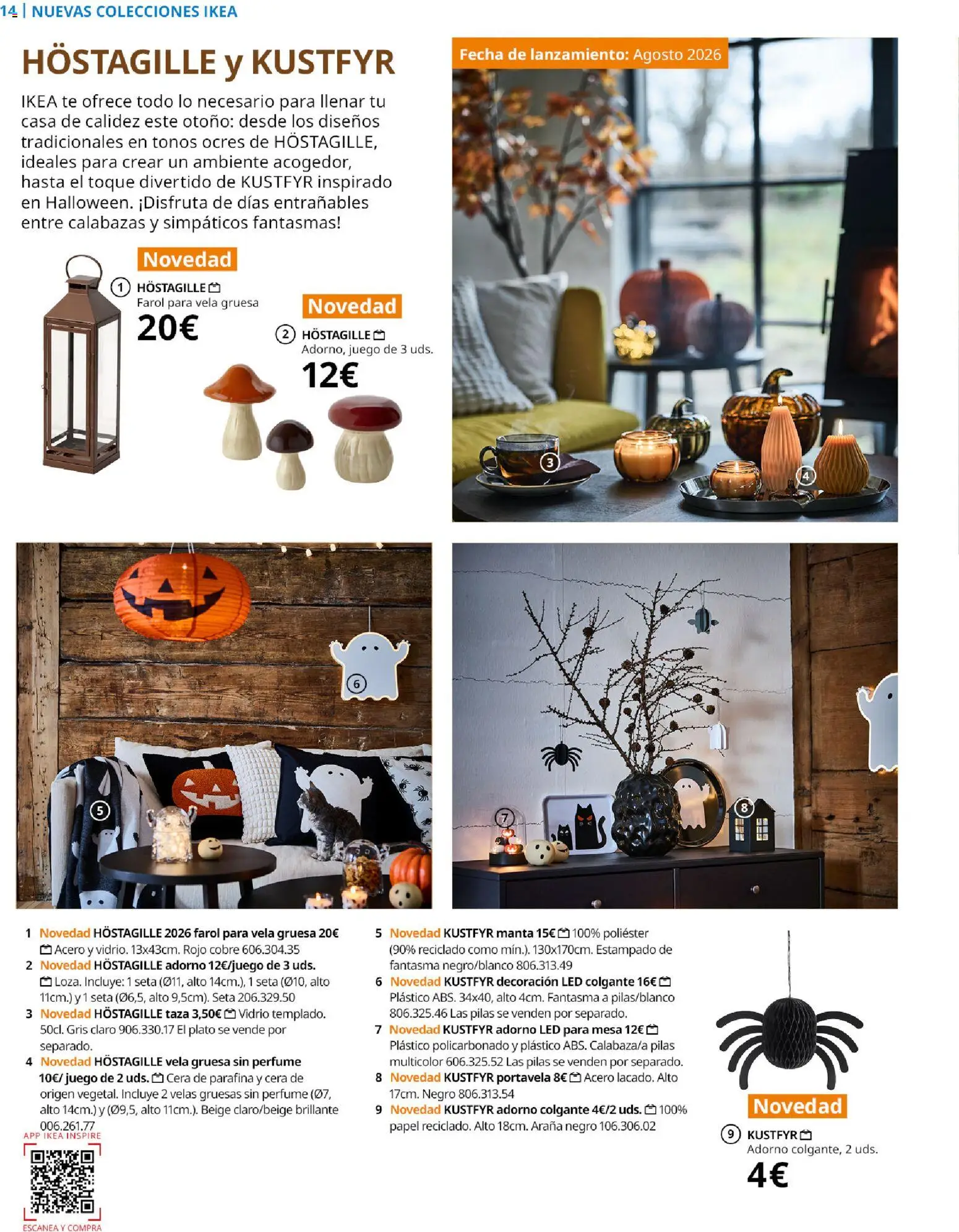 IKEA - IKEA Family Magazine │ válido desde el 01/07/2026 | Página: 14 | Productos: Perfume, Farol, Té, Manta