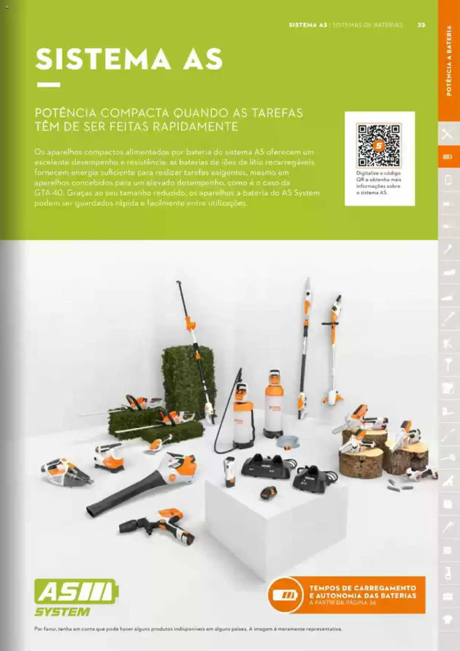 Stihl Catálogo │ válido de 07/09/2026 | Página: 35 | Produtos: Baterias, Bateria