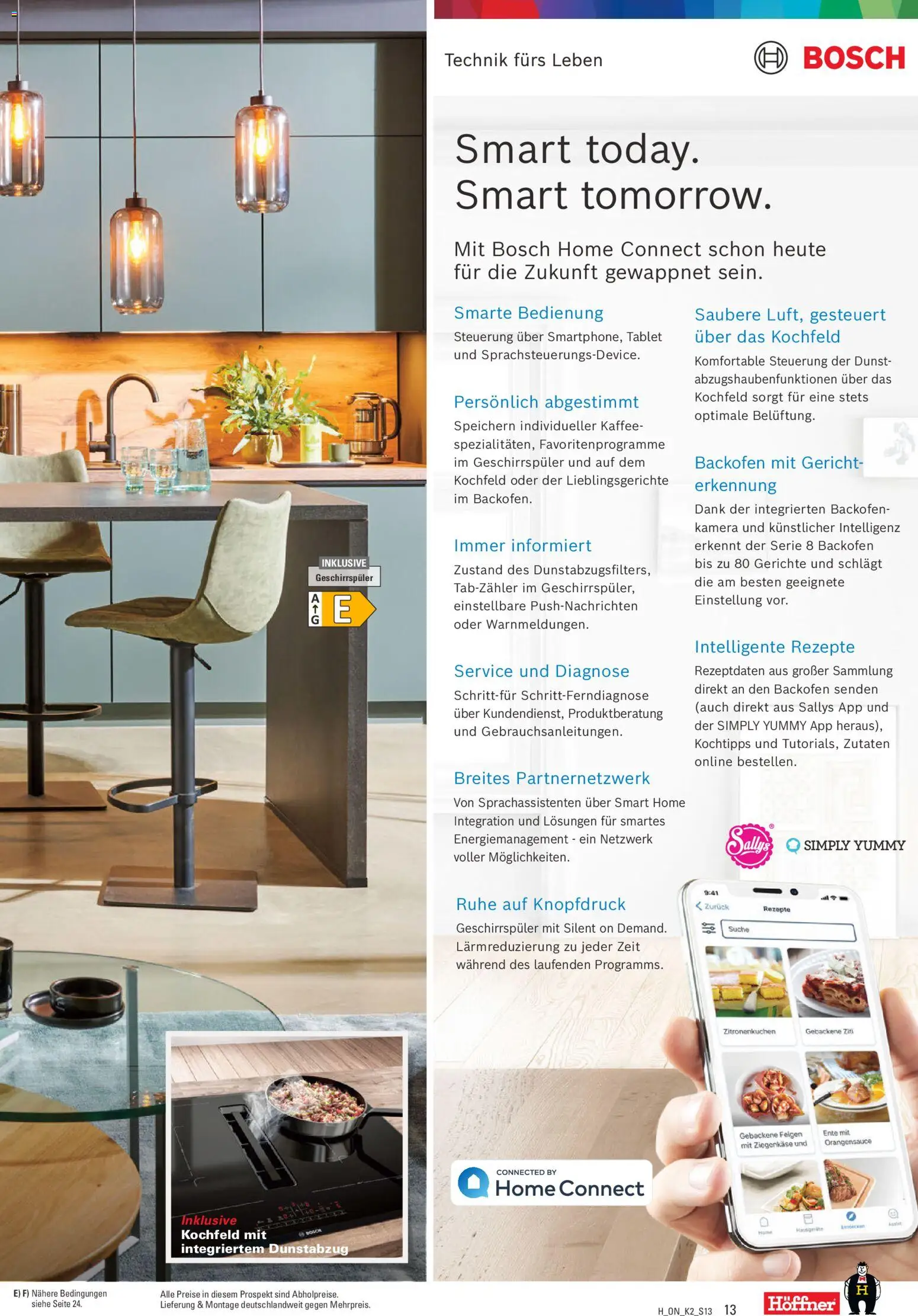 Höffner Prospekt KüchenSpezial – gültig ab 25.09.2026 | Seite: 13 | Produkte: Bosch, Geschirrspüler, Backofen, Tablet