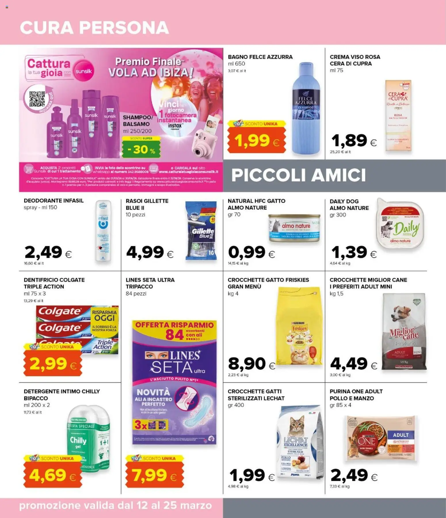 Volantino Oasi del 12.03.2026 | Pagina: 26 | Prodotti: Crema, Pollo, Detergente intimo, Fotocamera
