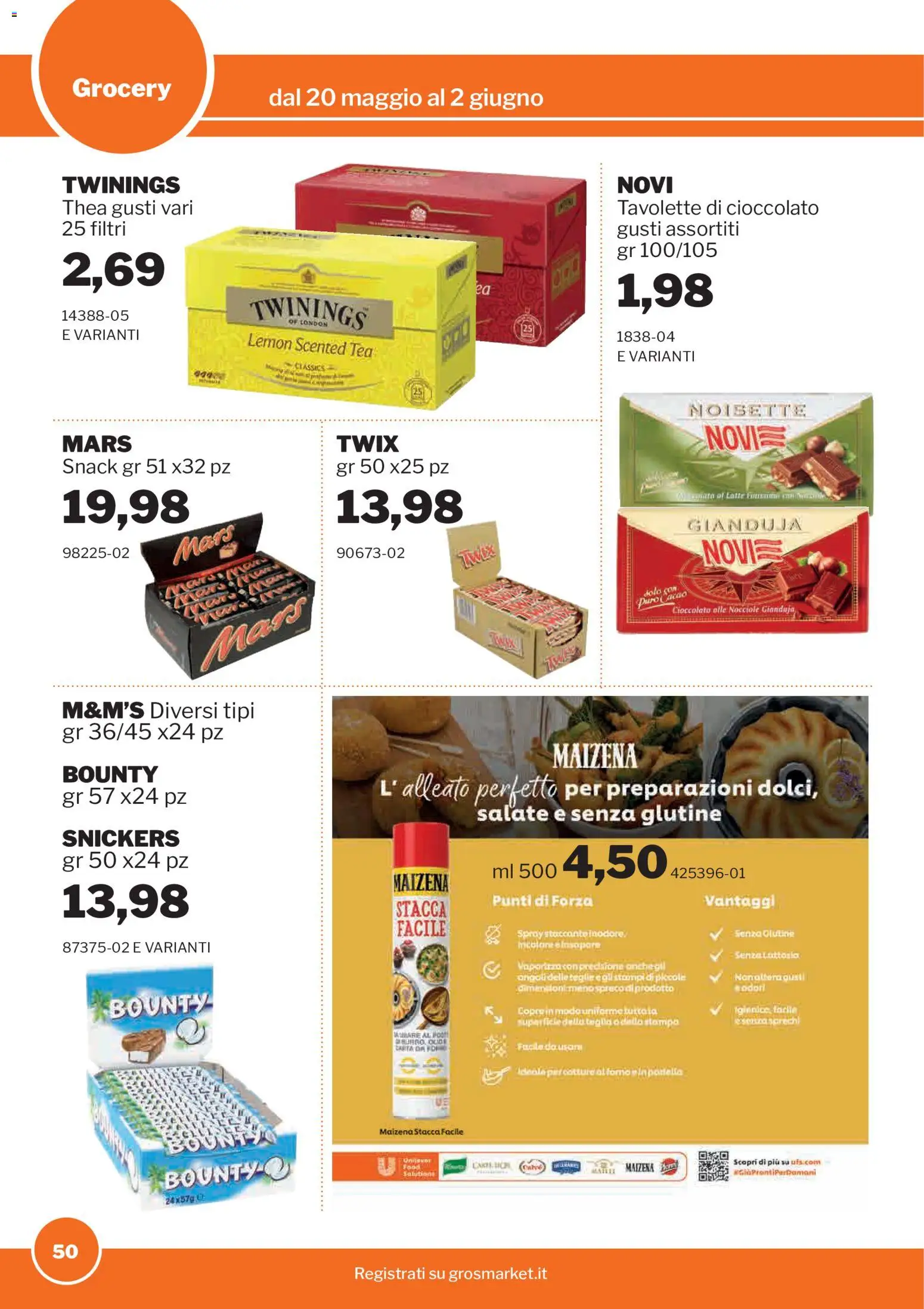 Volantino Sogegross del 20.05.2026 | Pagina: 50 | Prodotti: Colla, Cacao, Forno, Stampa