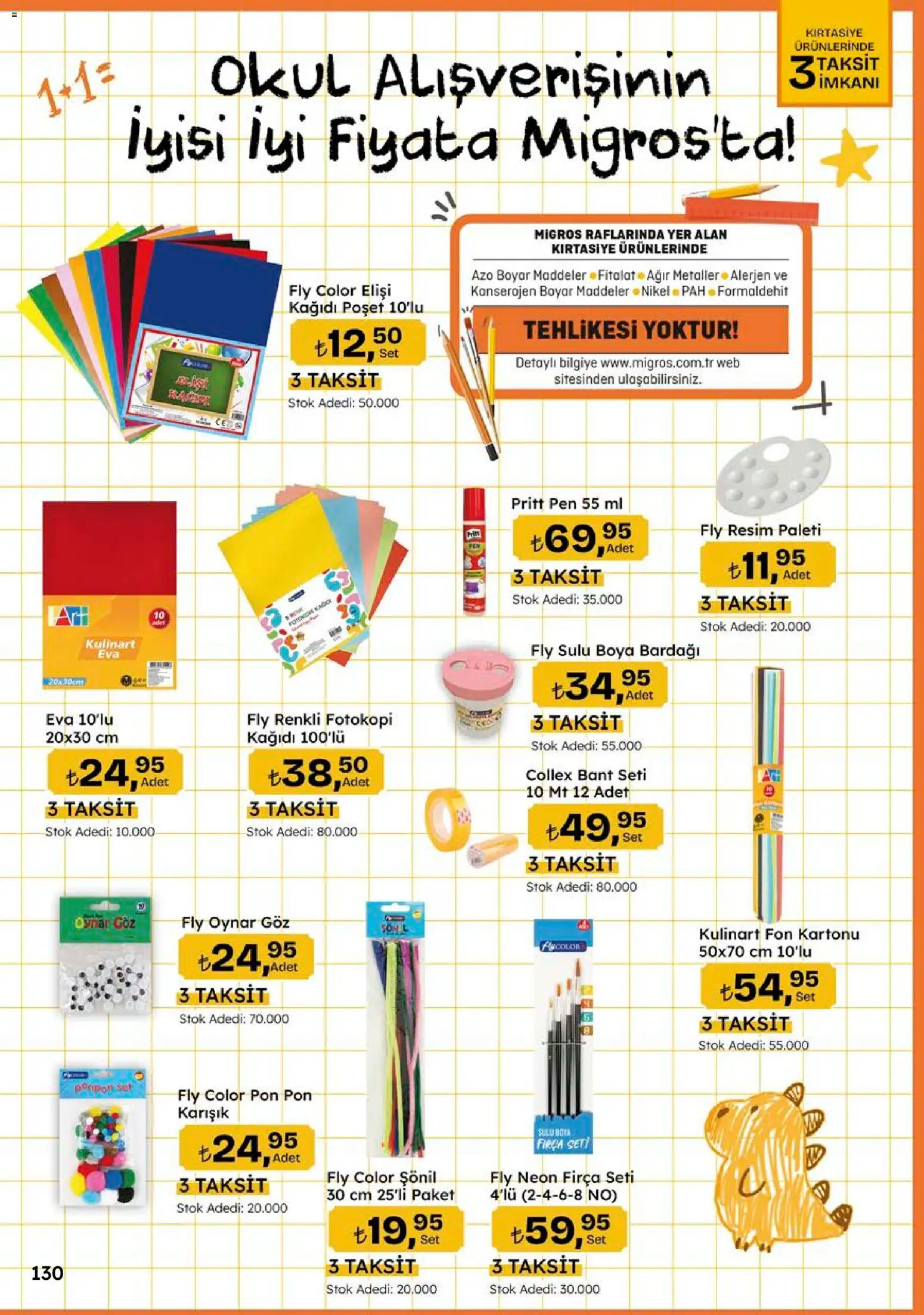 Migros Katalog - 5M Migroskop Dijital - 10 Eylül 2026 tarihinden itibaren geçerlidir | Sayfa: 130 | Ürünler: Fırça, Fon kartonu, Sulu boya, Bant