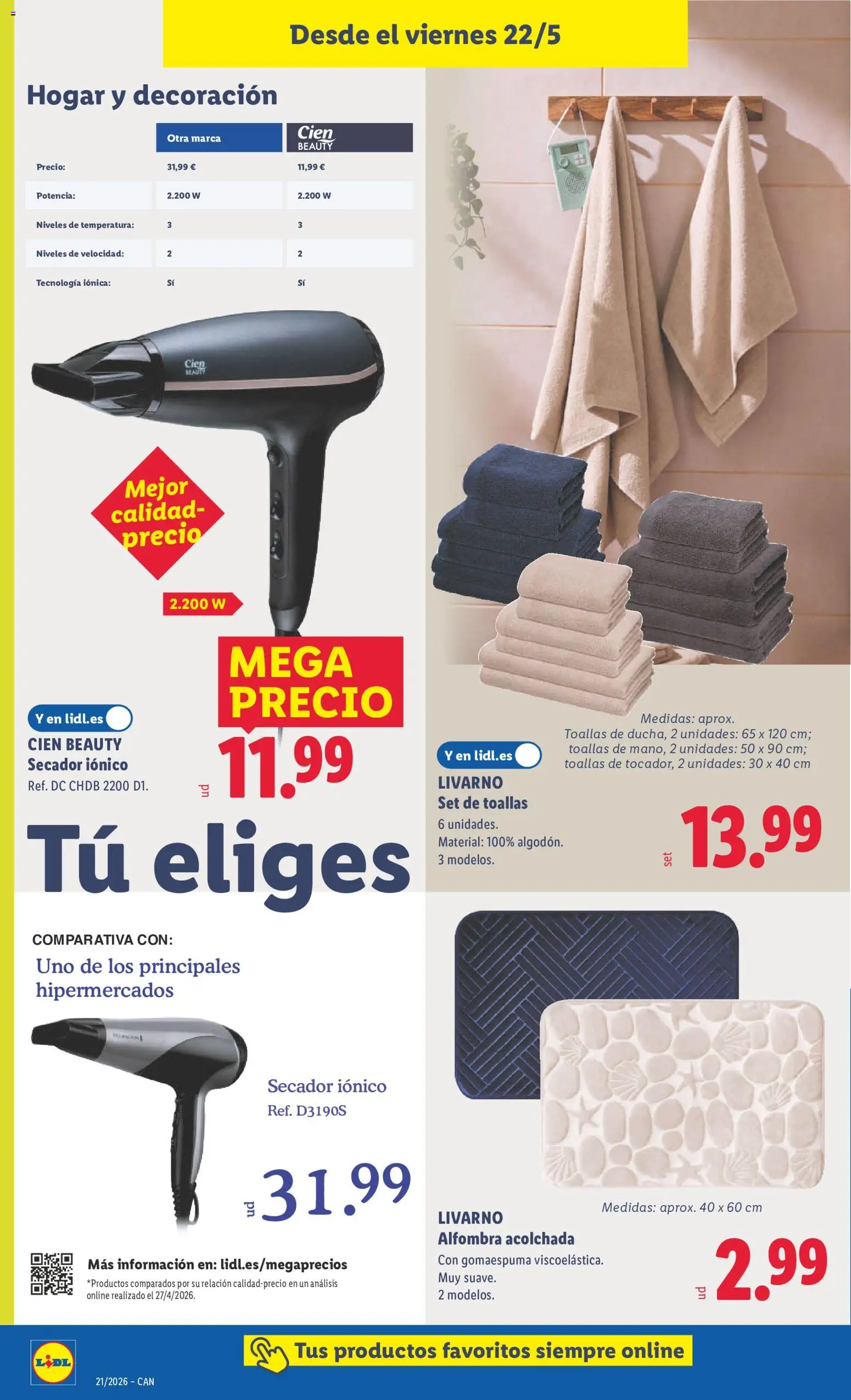 Lidl folleto de bazar │ válido desde el 18.05.2026 | Página: 24 | Productos: Alfombra