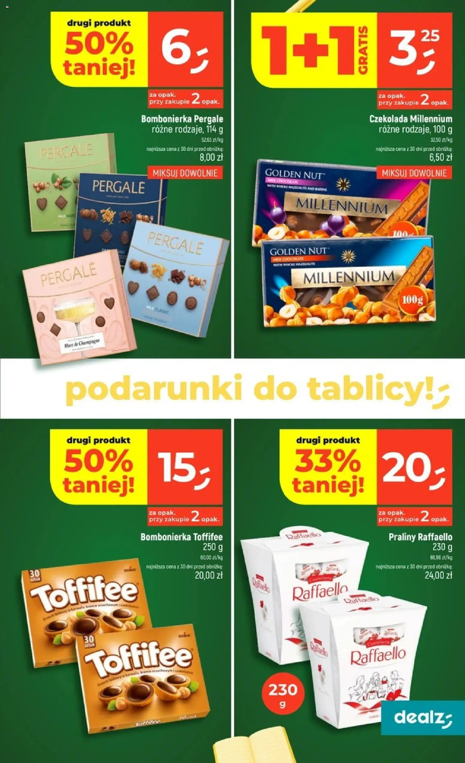 Dealz gazetka od 08.10.2026 | Strona: 19 | Produkty: Raffaello, Praliny, Bombonierka, Champagne