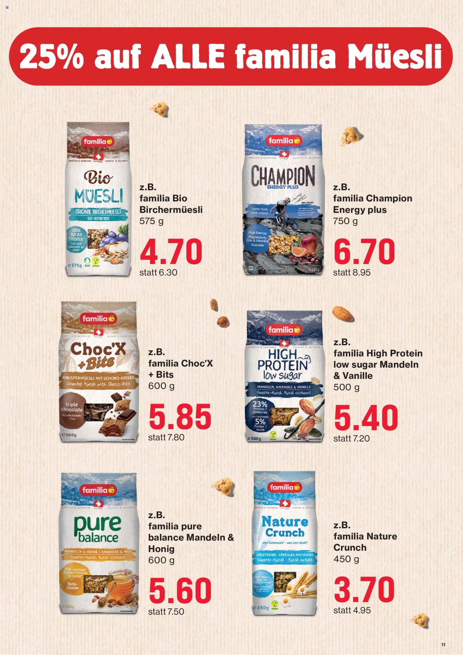 SPAR - SPAR Handels AG – gültig ab 02.07.2026 | Seite: 11 | Produkte: Zucker