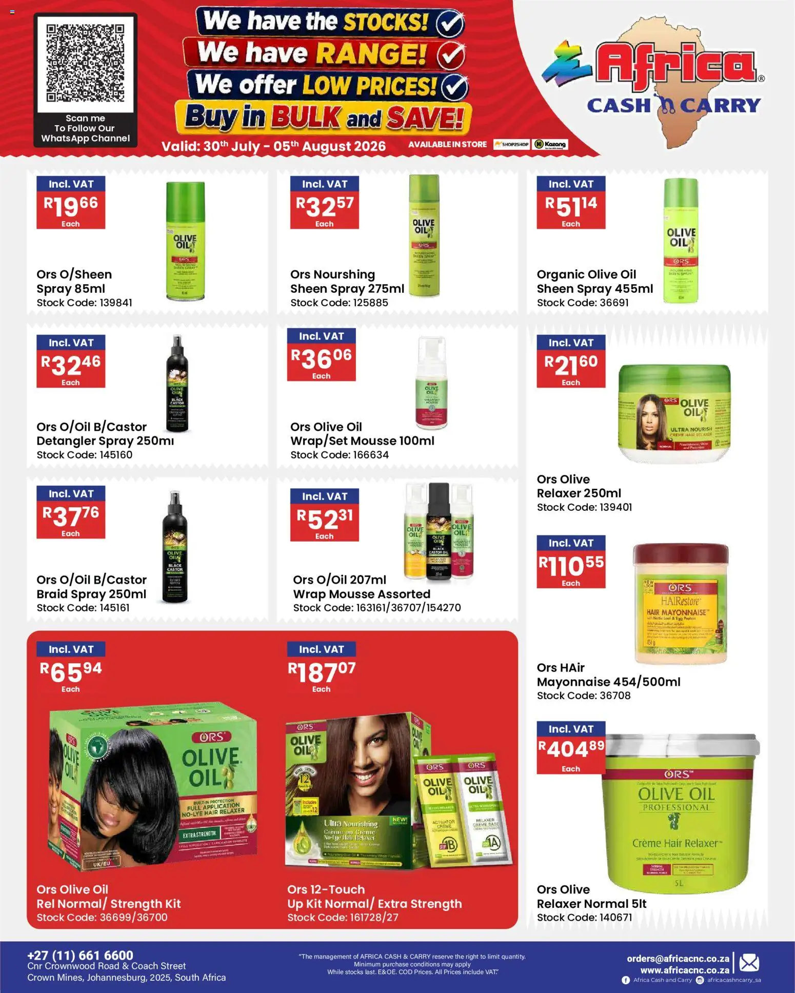 New Africa Cash & Carry catalogue – valid from 30/07/2026 | Page: 72