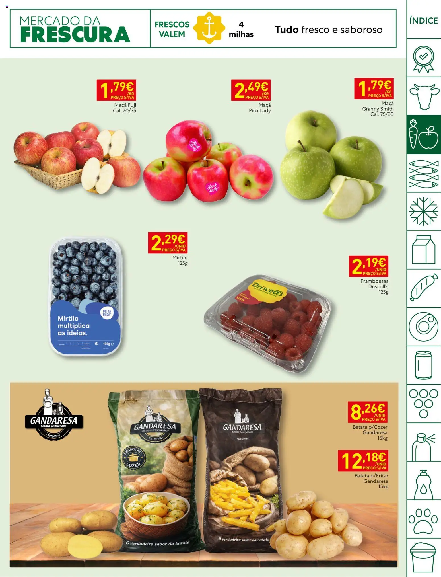Recheio folheto Madeira │ válido de 20/10/2026 | Página: 5 | Produtos: Batata, Framboesas, Maça