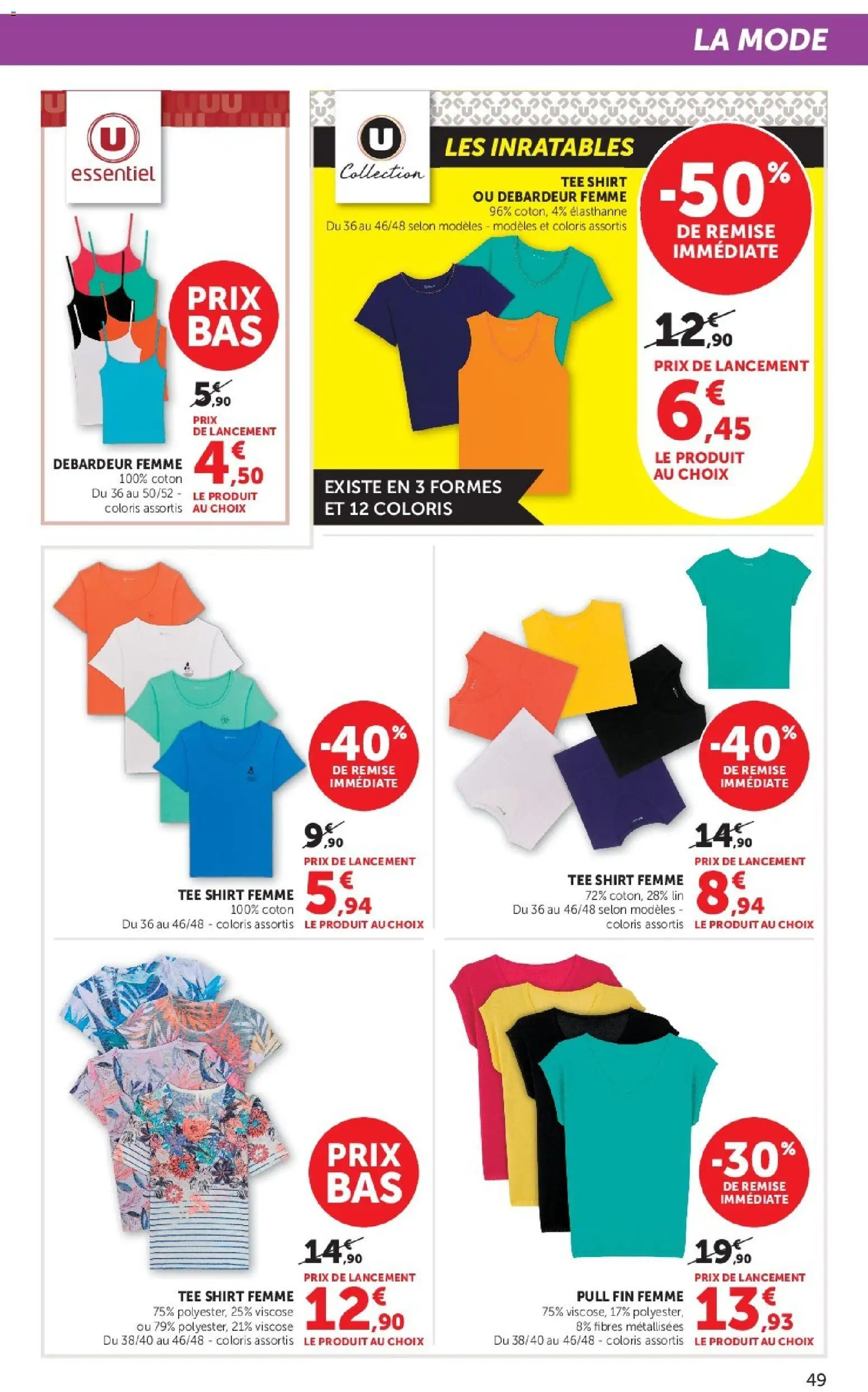{H1} | Page: 49 | Produits: Coton, Débardeur, Pull