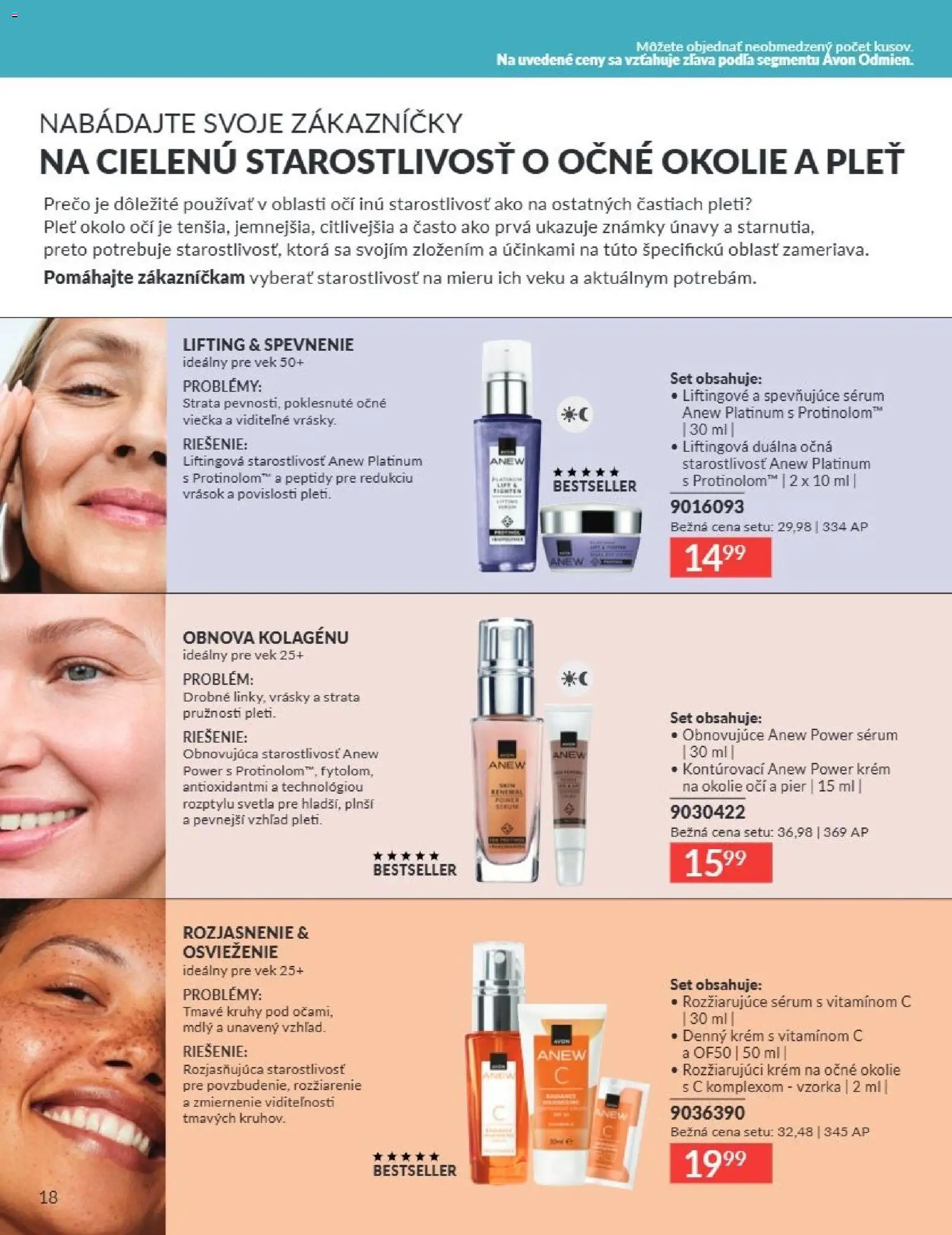 Nové Avon akcie – leták je platný od 01.07.2026 | Strana: 18 | Produkty: Krém, Svetlá
