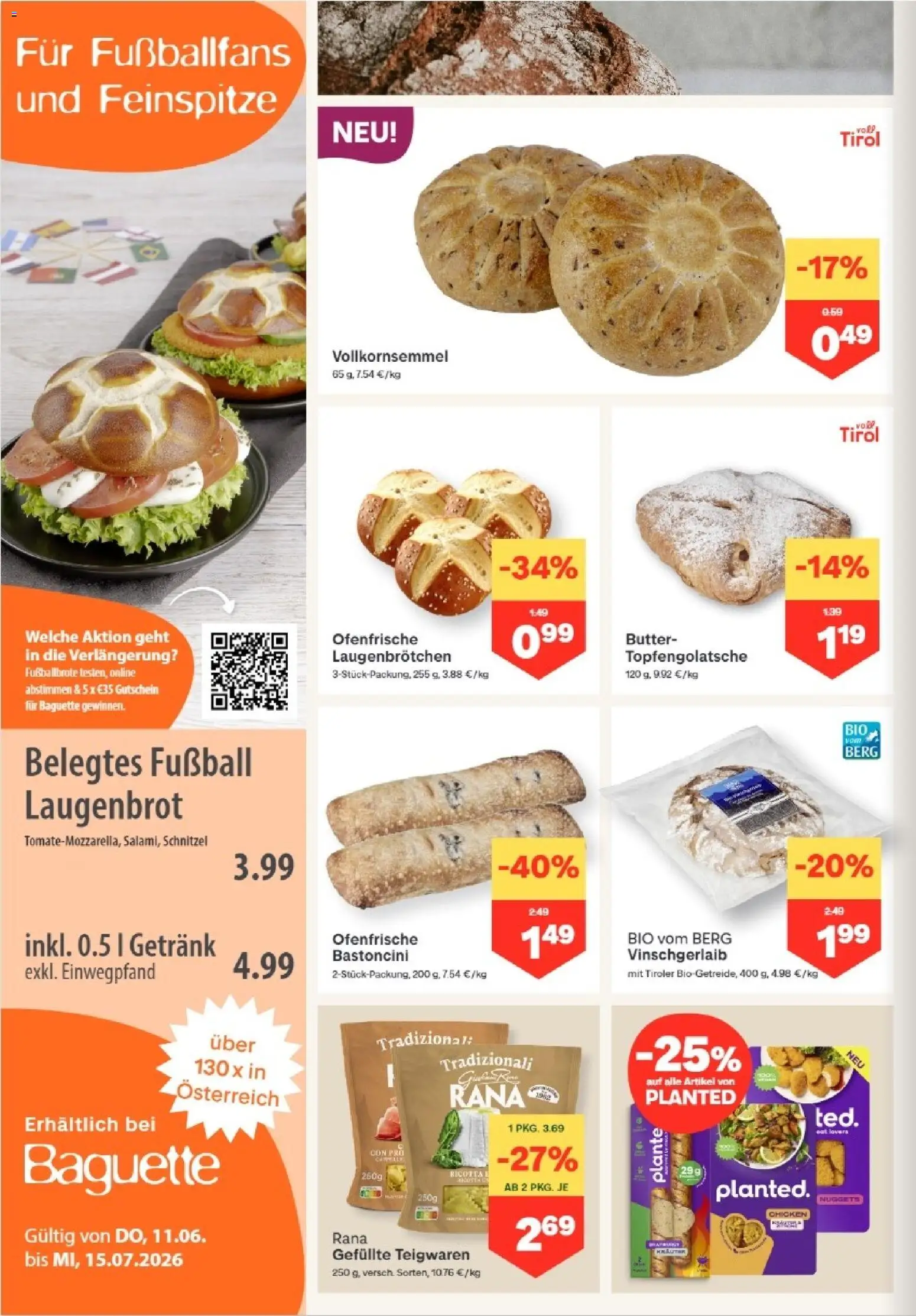 MPREIS Lenzing gültig ab 11.06.2026 | Seite: 4 | Produkte: Jääkaappipakastin, Butter