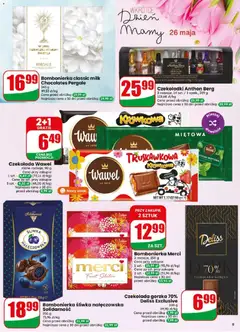 Pogląd oferty "Bombonierka śliwka nałęczowska Solidarność, 250 g" - ważna od 13.05.2026 | Strona: 9 | Produkty: Śliwka nałęczowska, Czekolada gorzka, Bombonierka, Merci