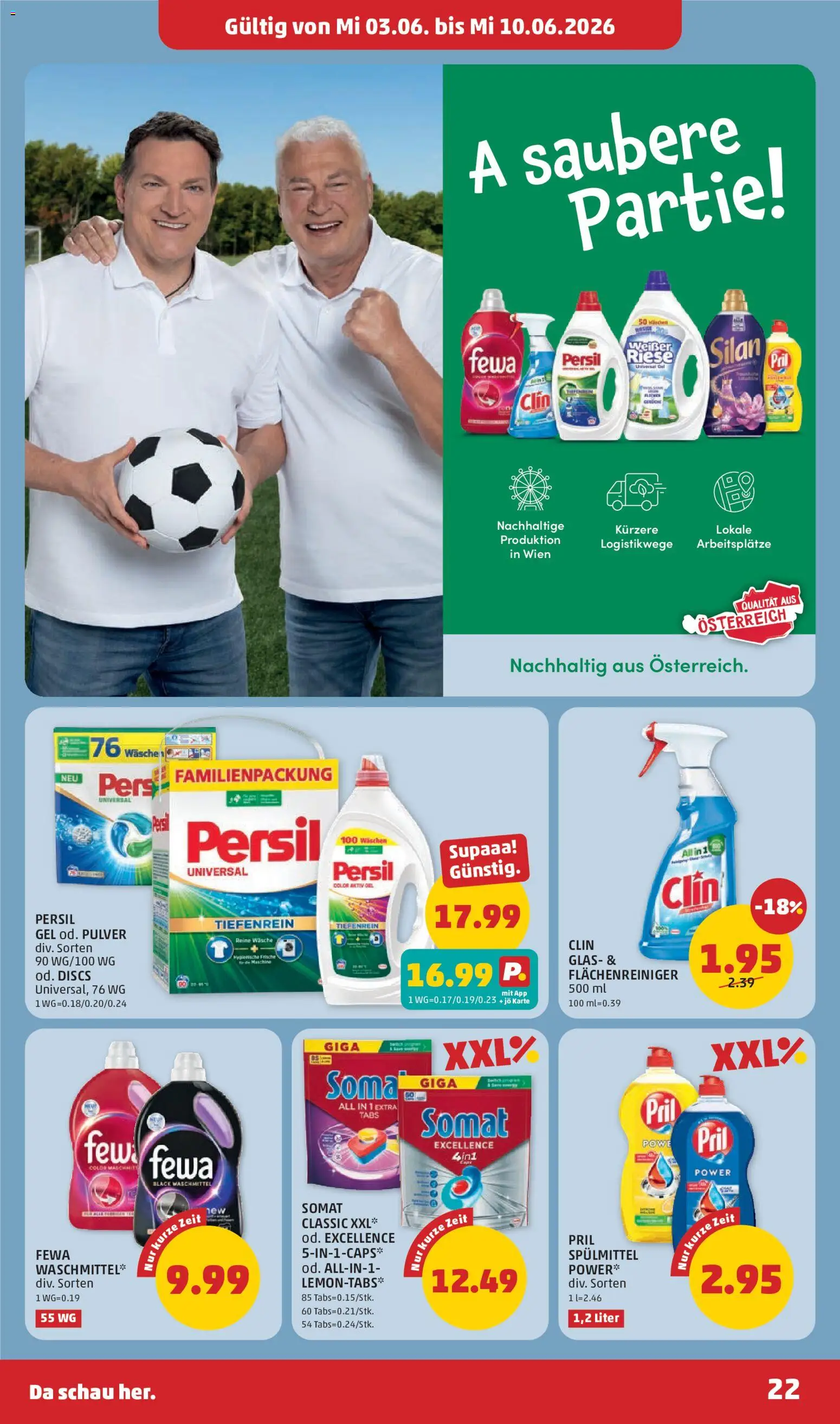 Penny Markt - Flugblatt gültig ab 03.06.2026 | Seite: 22 | Produkte: Waschmittel
