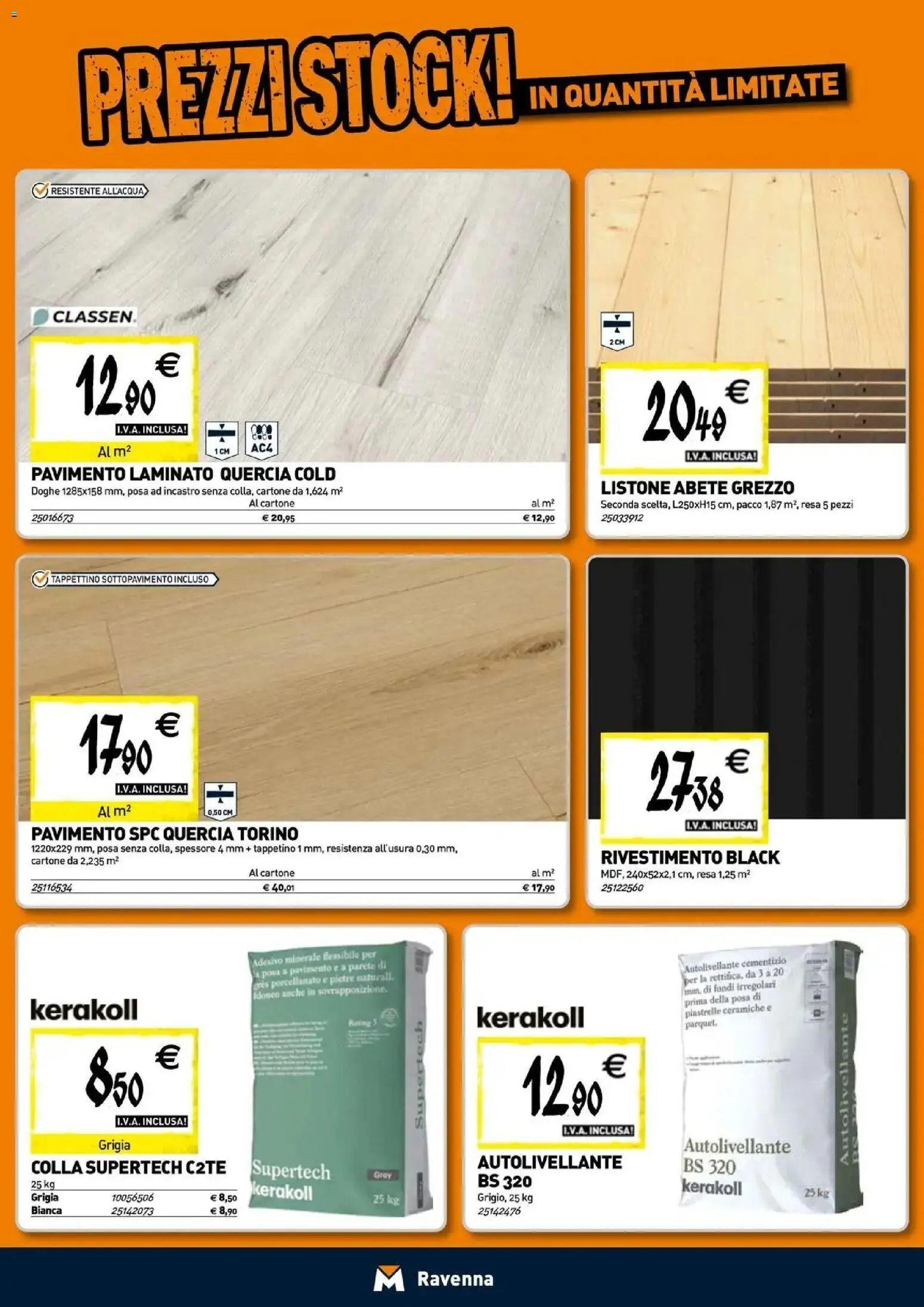 Nuovo TECNOMAT - Straordinari prezzi stock! dal 24/09/2026 > offerte anteprima 🛍️ | Pagina: 12 | Prodotti: Pavimento, Piastrelle, Colla