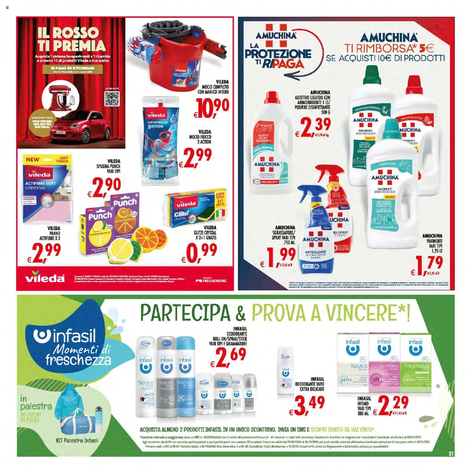 Volantino Decò del 10/07/2026 | Pagina: 21 | Prodotti: Mocio, Anticalcare, Intimo, Bagno