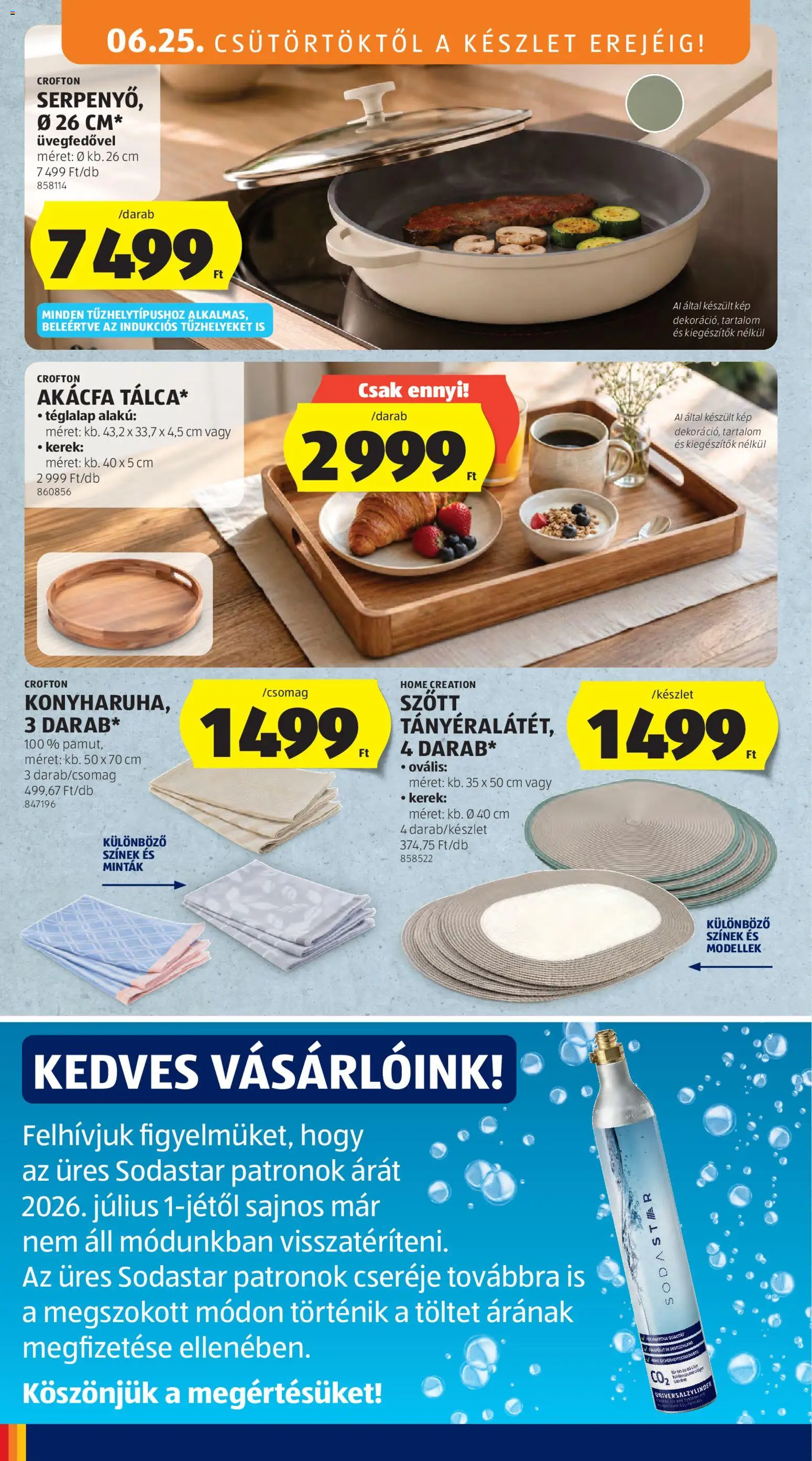 Aldi akciós ujság - amely érvényes a következő dátumtól: 25.06.2026 | Oldal: 26