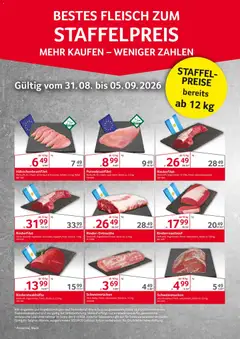 Selgros Bestes Fleisch zum Staffelpreis ab 31.08.2026 gültig