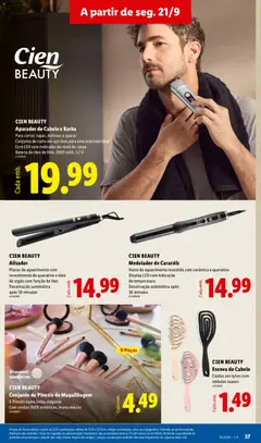 Pré-visualização CIEN BEAUTY Conjunto de Pincéis de Maquilhagem, 8 Pincéis numa bolsa elegante. Com cerdas 100% sintéticas, muito macias válido de 21/09/2026 | Página: 39