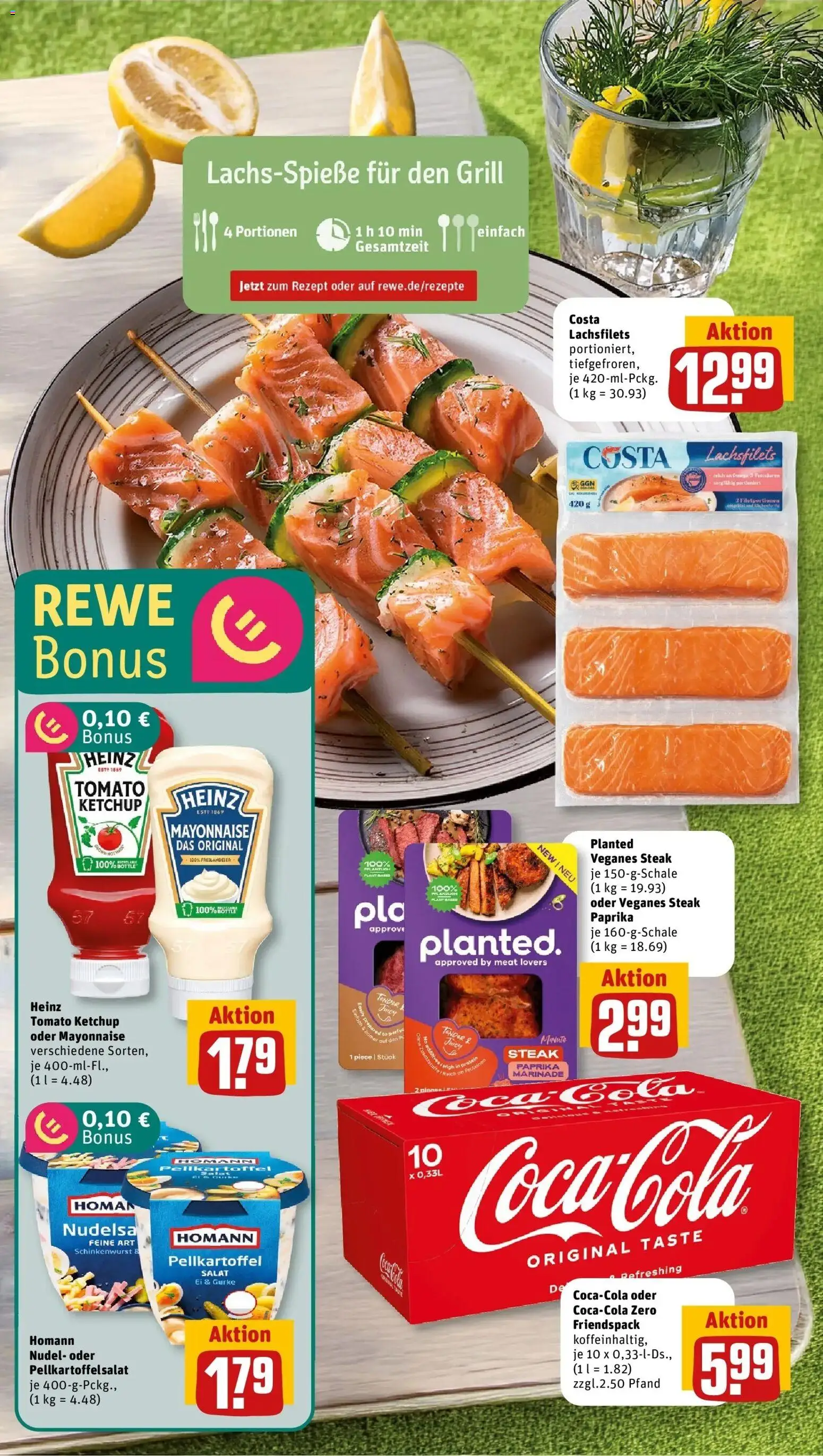 Rewe Prospekt Dortmund – gültig ab 03.08.2026 | Seite: 17 | Produkte: Grill, Paprika, Mayonnaise, Ketchup
