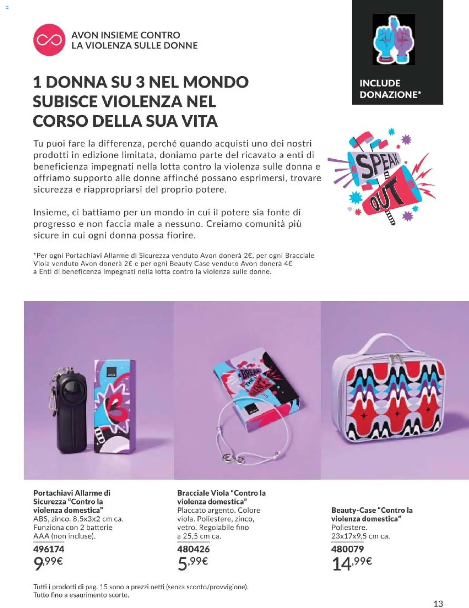 Volantino Avon del 01.05.2026 | Pagina: 13 | Prodotti: Bracciale, Batterie