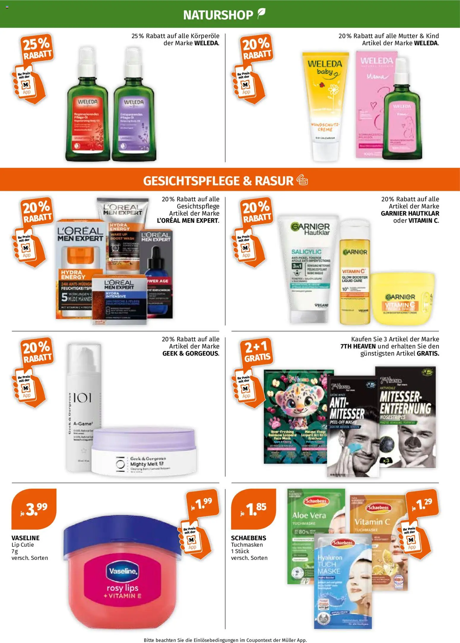 Müller Flugblatt gültig ab 19.10.2026 | Seite: 3 | Produkte: Creme, Maske