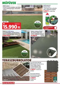 Bauhaus akciós újság - amely érvényes a következő dátumtól: 04.06.2026 | Oldal: 14 | Termékek: Szőnyeg, Műfű