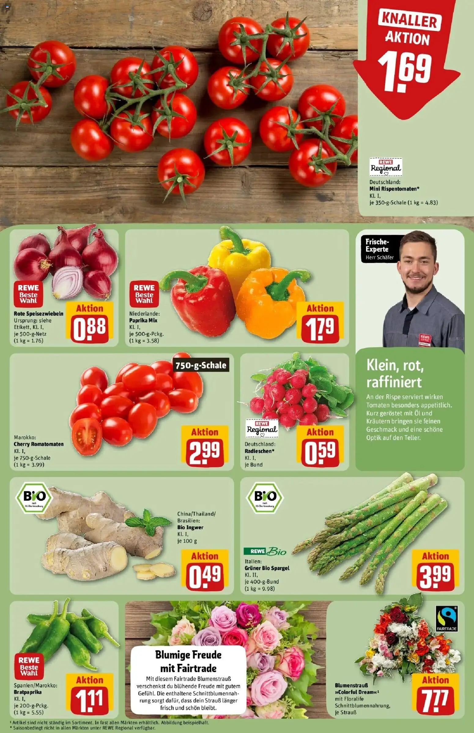 Rewe Prospekt Heidenheim	 – gültig ab 10.05.2026 | Seite: 9 | Produkte: Öl, Tomaten, Spargel, Paprika