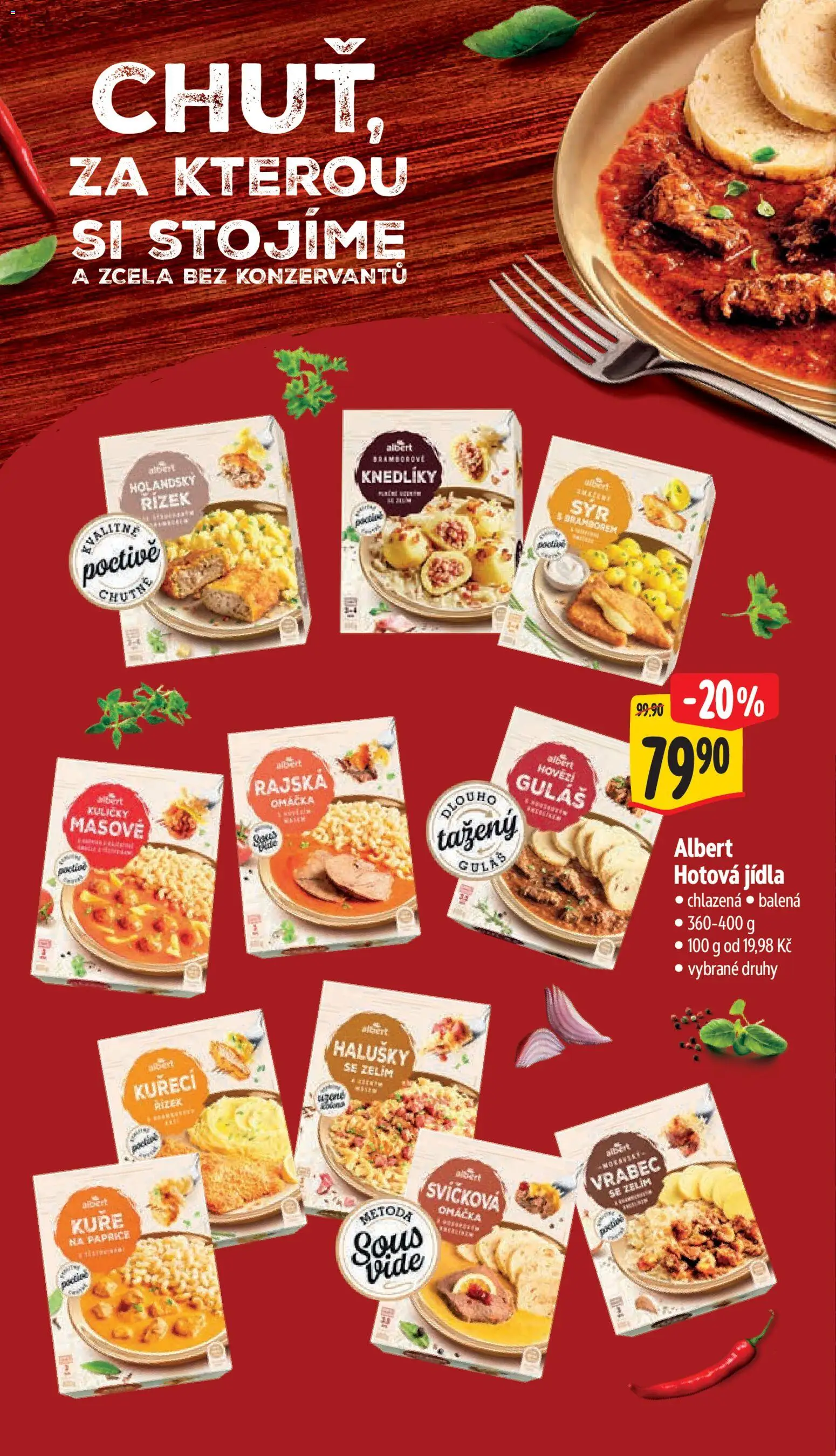 Albert leták - Hypermarket - Znojmo od 07.10.2026 | Strana: 8 | Produkty: Sýr, Hotová jídla, Guláš, Kuličky